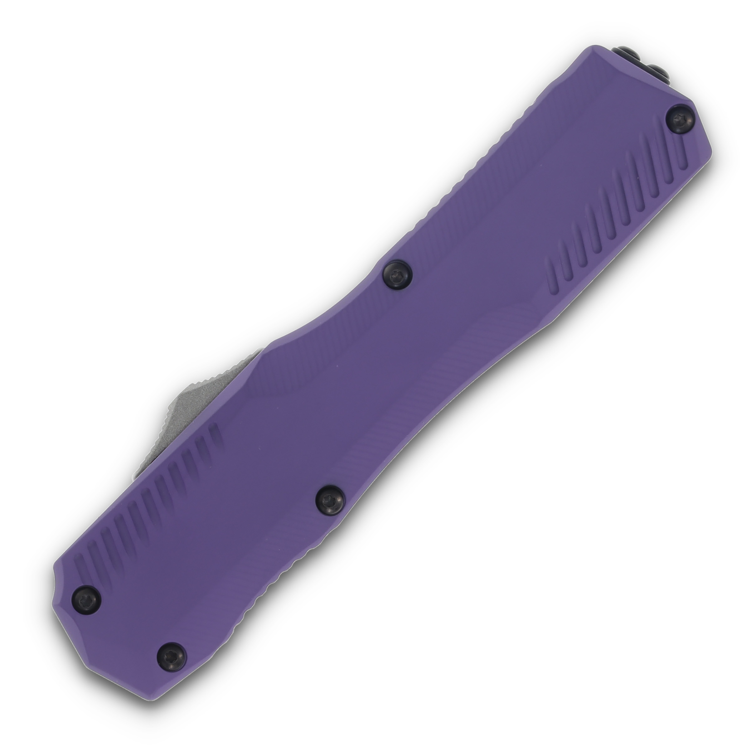Kershaw Livewire OTF Auto Knife Purple - 3.3in Stonewashed Spear Point S/E Plain AUKS9000PUR View 3