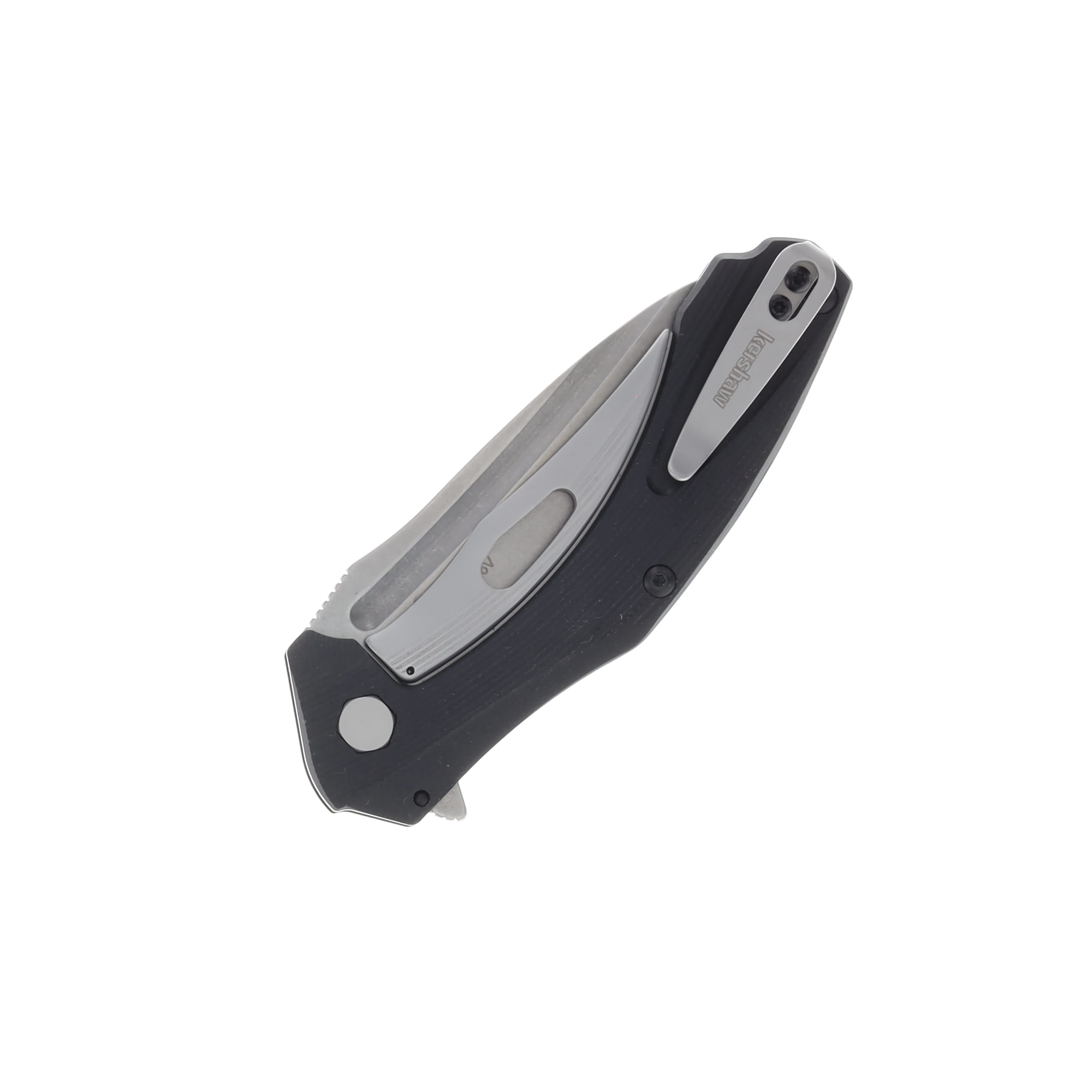 Kershaw Natrix Folding Knife 3.25in Plain Stonewash Drop Point KS7007BK View 2