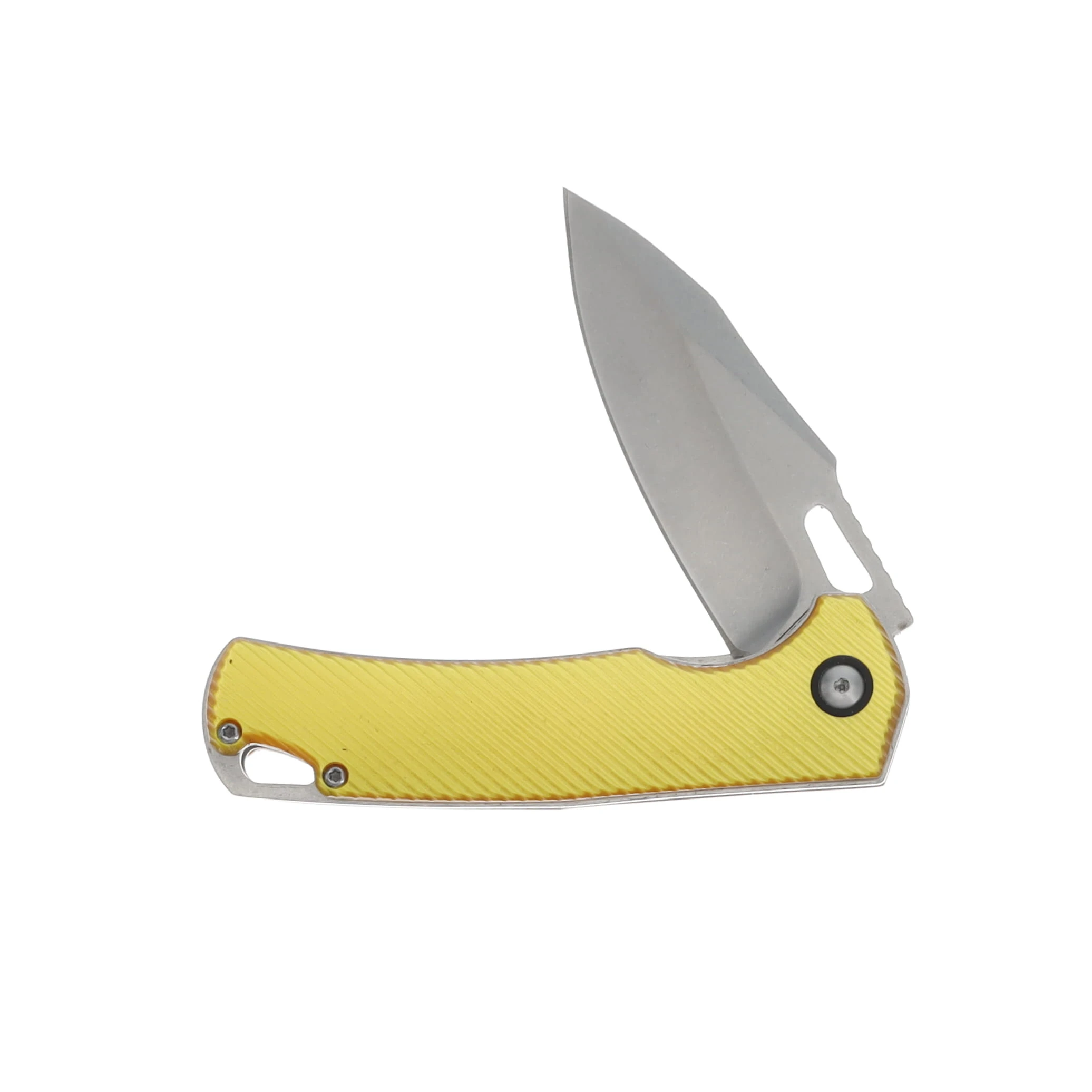 Rough Rider Yellow Acrylic Linerlock Folding Knife RR2674 View 3