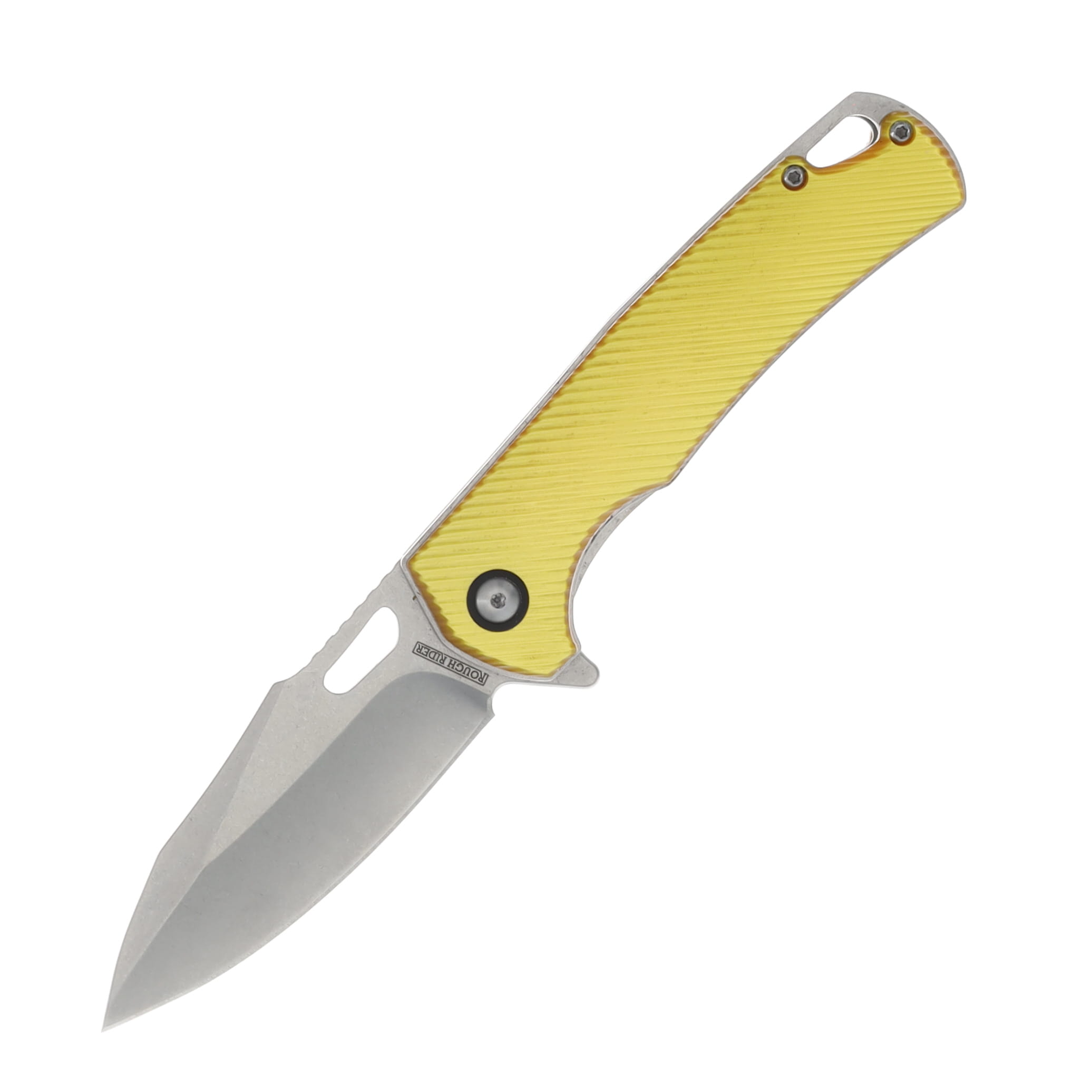 Rough Rider Yellow Acrylic Linerlock Folding Knife RR2674 View 1