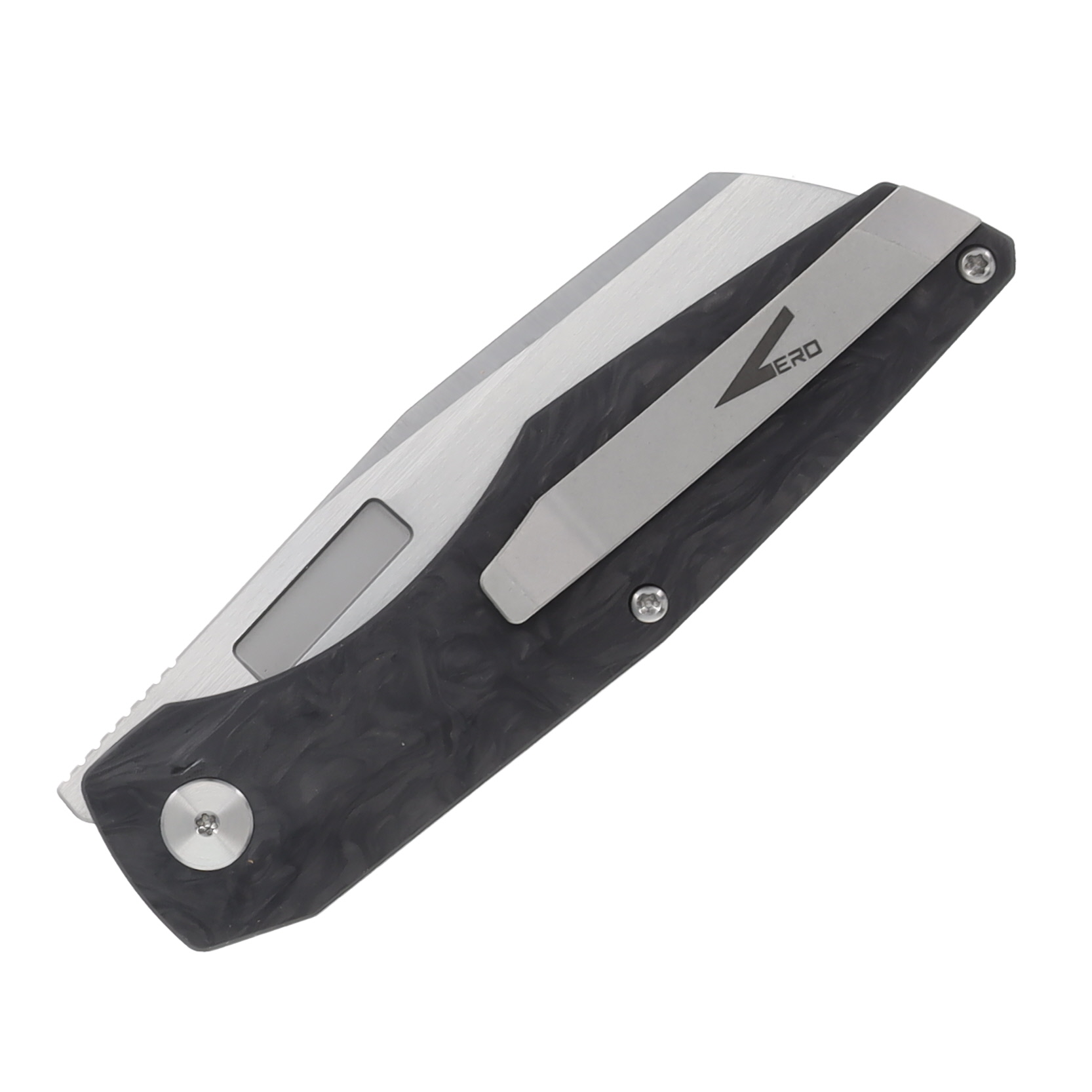 Vero Axon 3.5in Hand Satin M390 Marbled Carbon Fiber V-ALL-HSMCF-FK-0614-S View 6