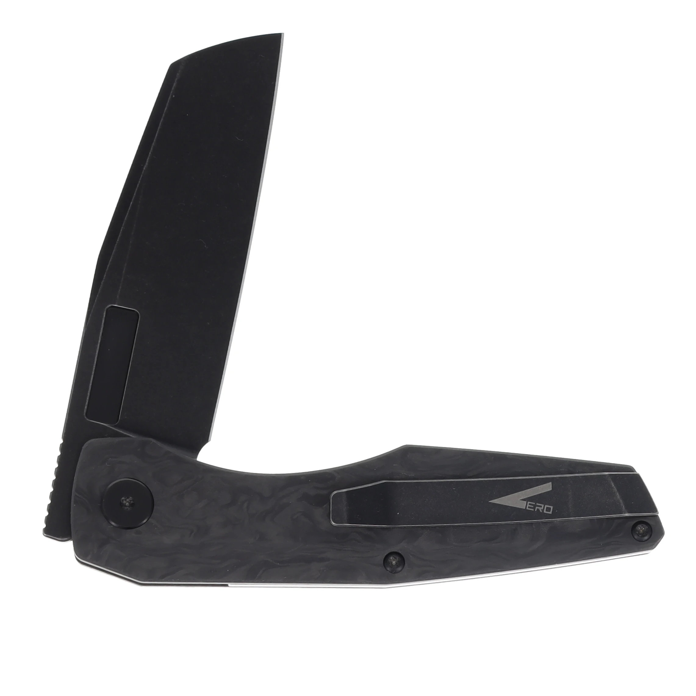 Vero Axon 3.5in Blackwash M390 Marbled Carbon Fiber V-ALL-BMCF-FK-0615-S View 4