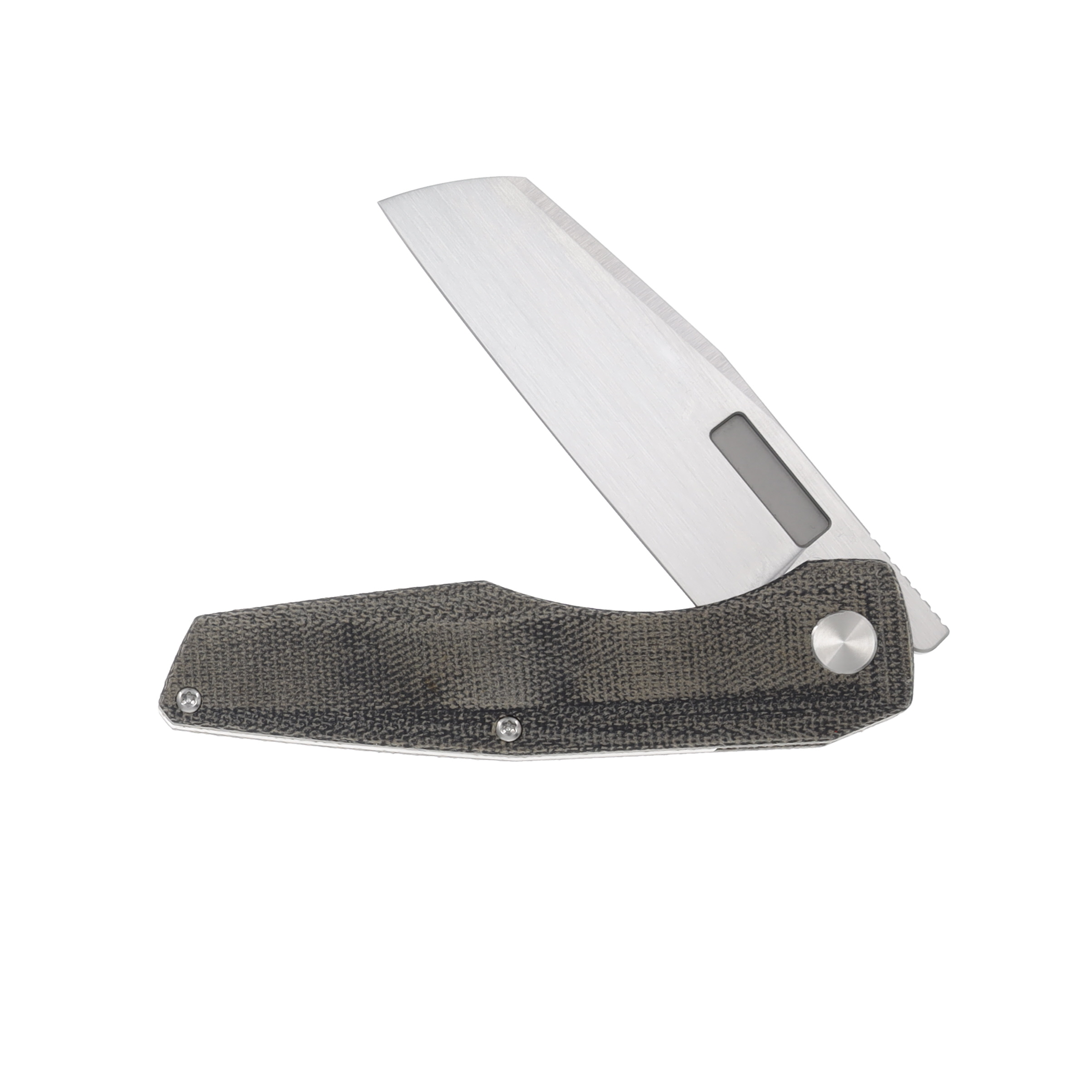 Vero Axon 3.5in Hand Satin M390 Black Micarta V-ALL-HSBM$-FK-0196-S View 3