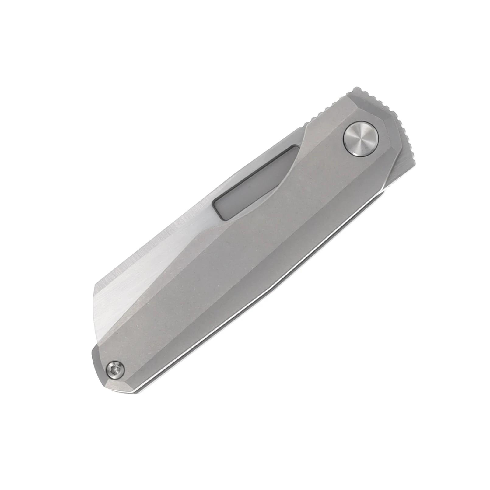 Vero Neuron 2.76in Hand Satin M390 Titanium Stonewash V-N-HSS-FK-1163-S View 5
