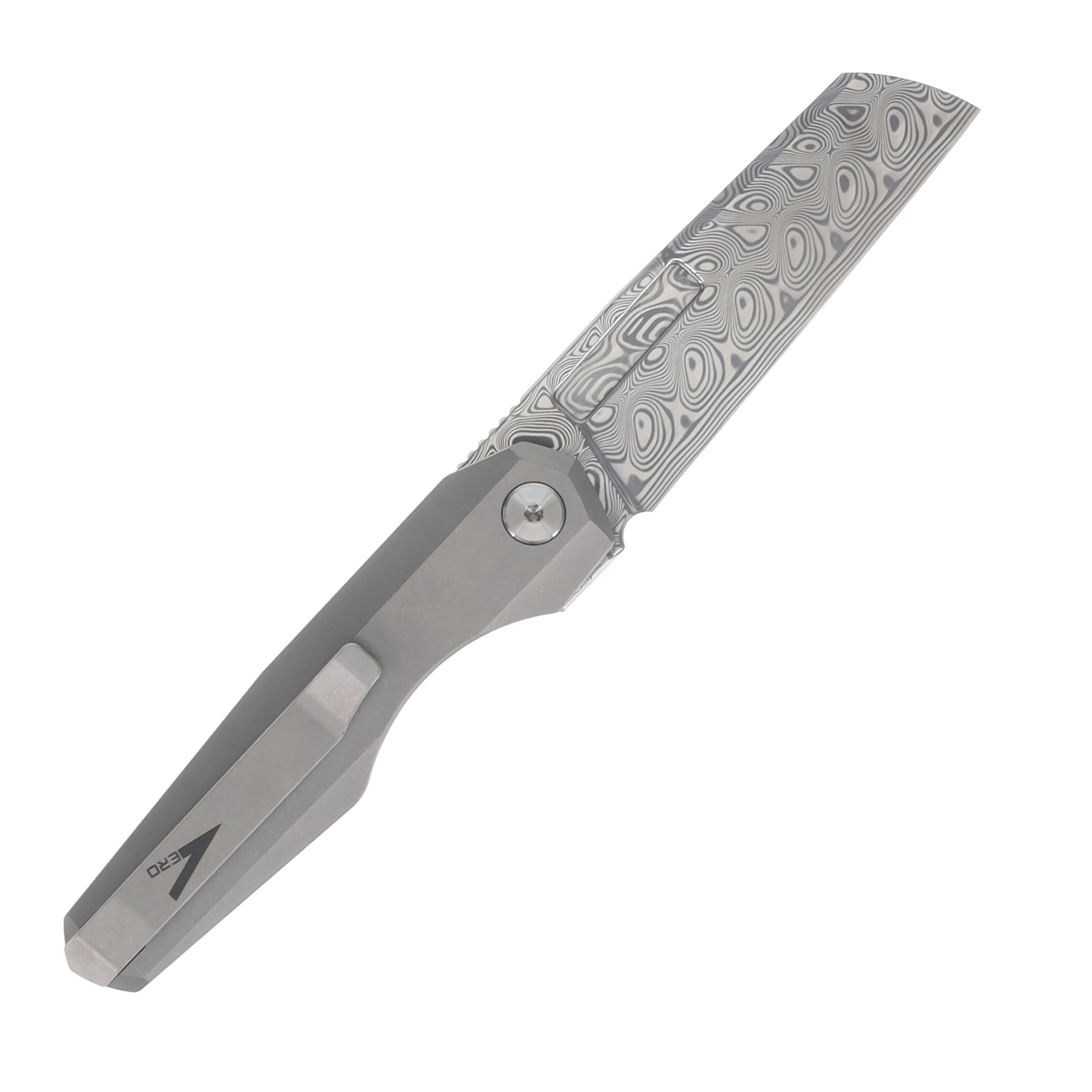 Vero Neuron 2.76in Hakkapella Damasteel Marbled Carbon Fiber/Titanium V-N-DS-FK-1166-S View 2