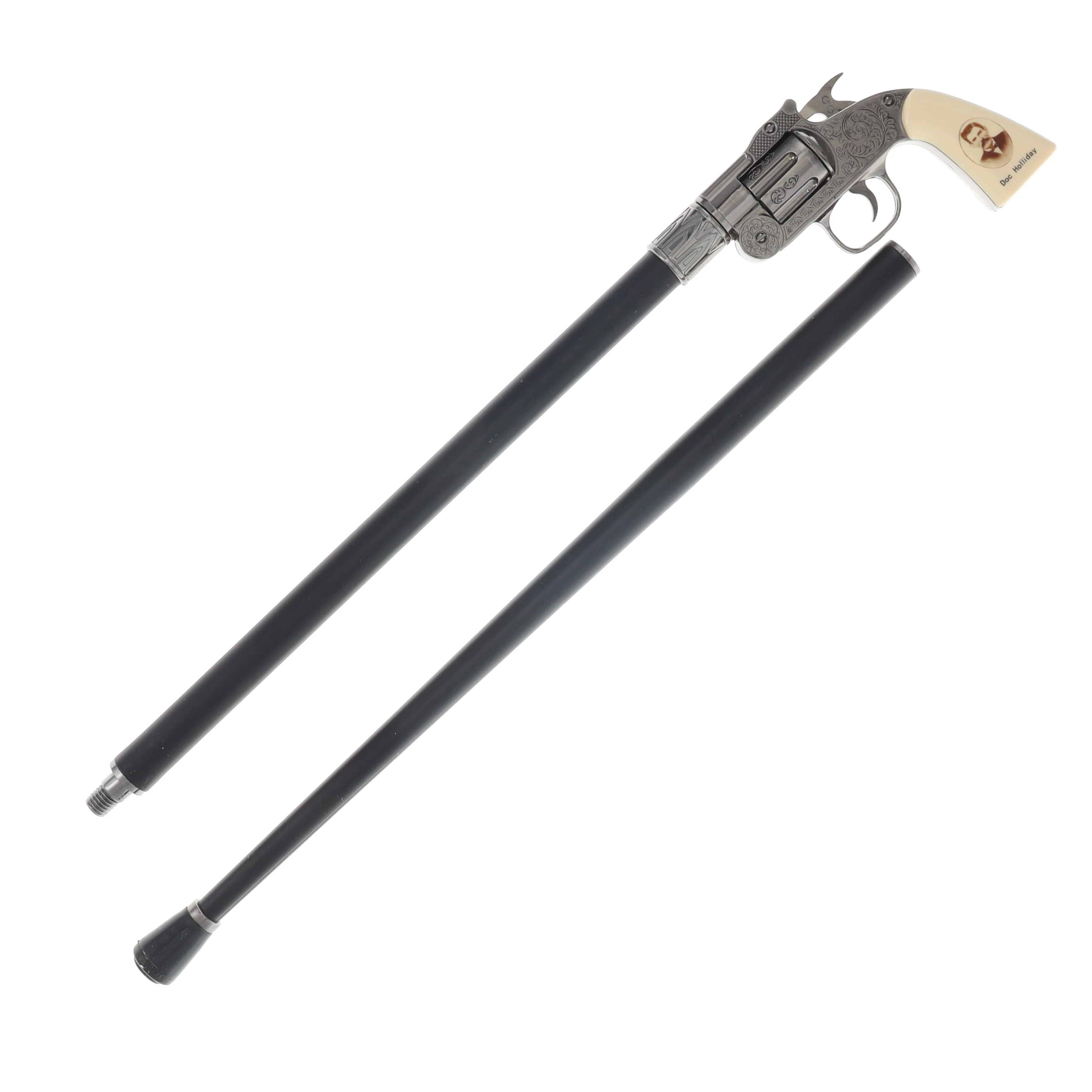 Doc Holliday Revolver Gun Handle Gentleman's Walking Stick SX1892DH View 3