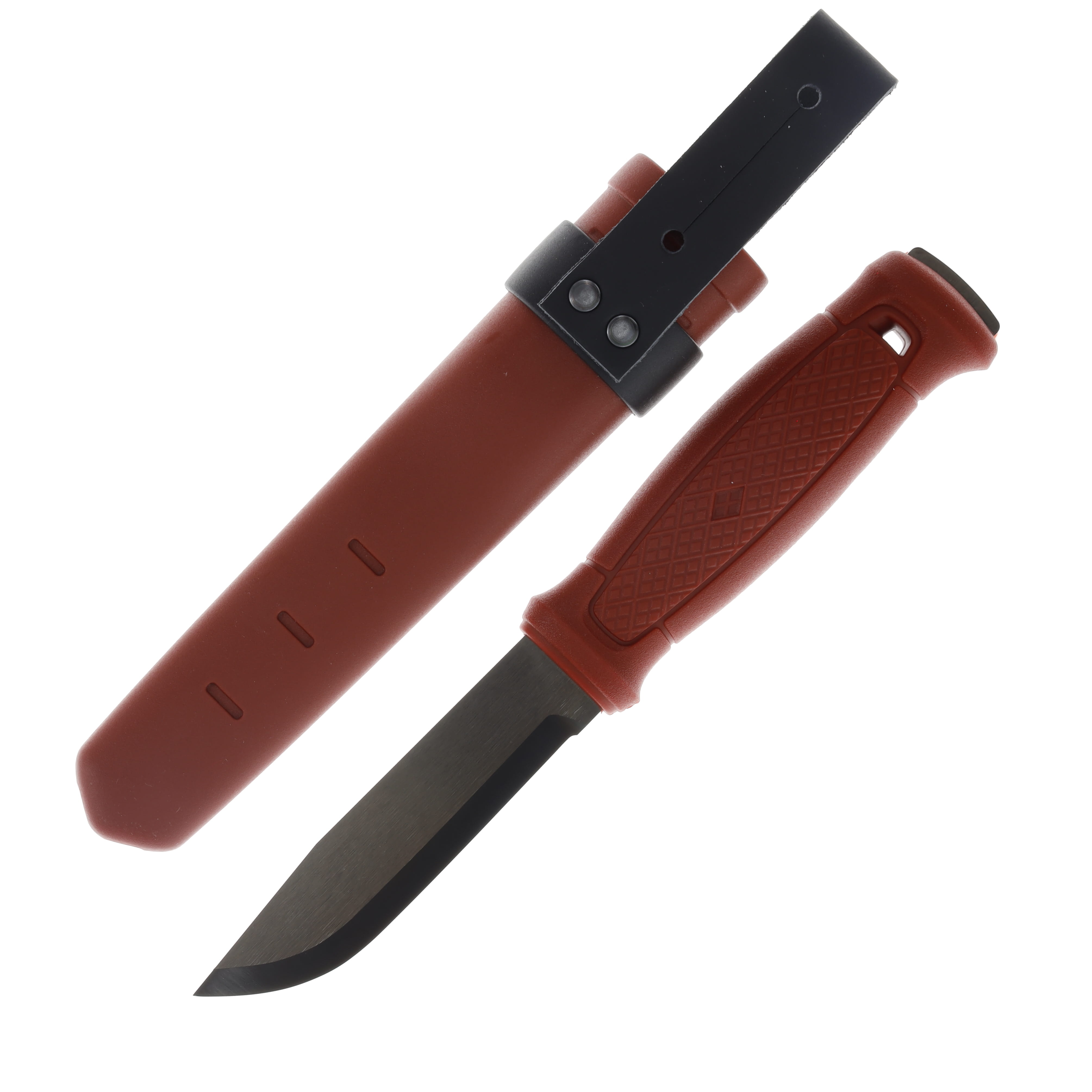 Morakniv Garberg Dala Red 4.29in DLC Black Drop Point Fixed Blade FS14274 View 2