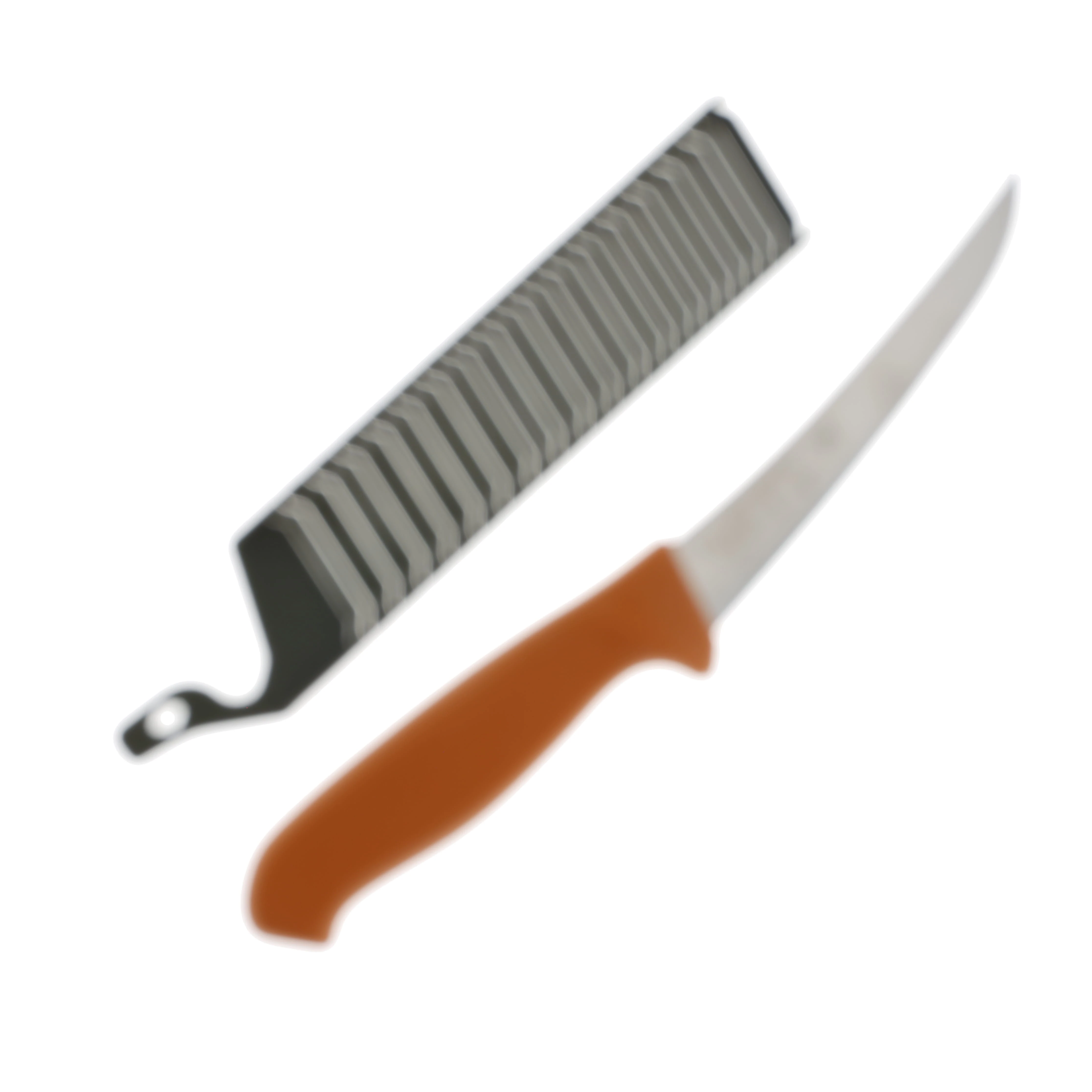 Morakniv Hunting Orange 5.19in Curved Boning Fixed Blade Knife FS14231 View 2