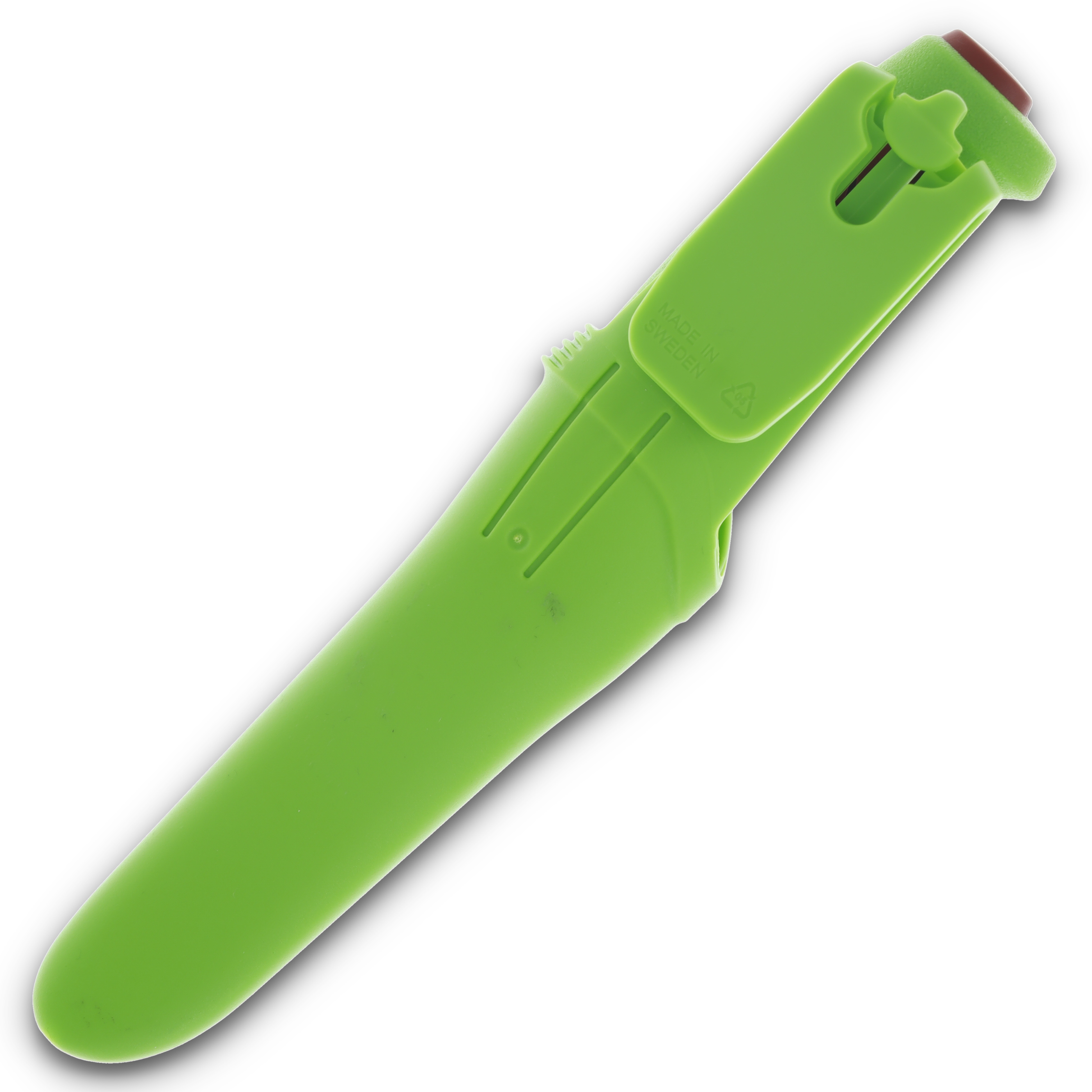 Morakniv Basic 546 Dala Red and Green 3.58in Clip Point Fixed Blade FS14282 View 6