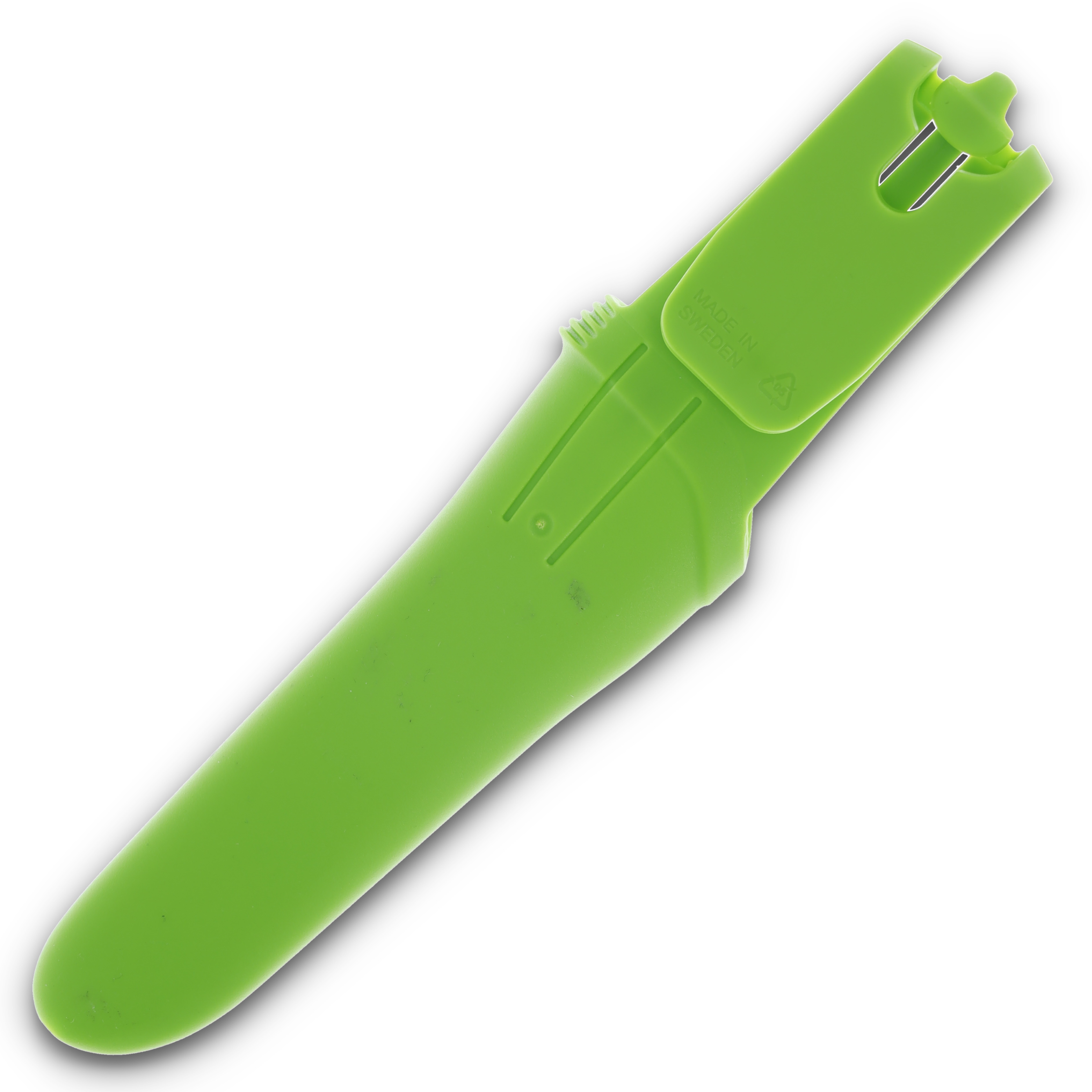 Morakniv Basic 546 Dala Red and Green 3.58in Clip Point Fixed Blade FS14282 View 7