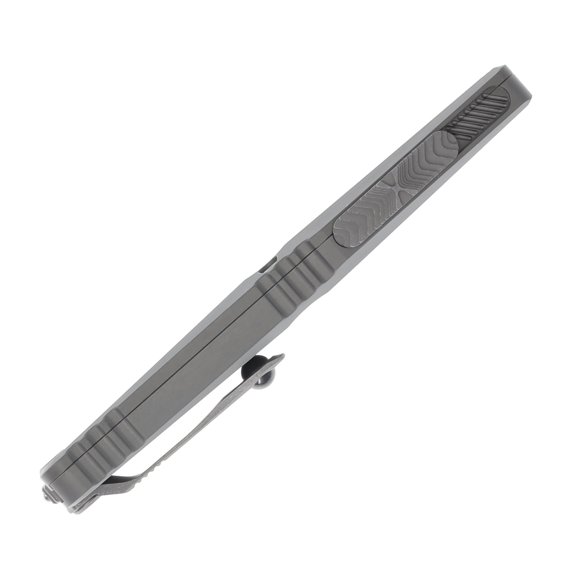 Microtech Combat Troodon OTF Automatic Gen III Apocalyptic S/E Natural Clear Aluminum AUMT114310APNC View 6