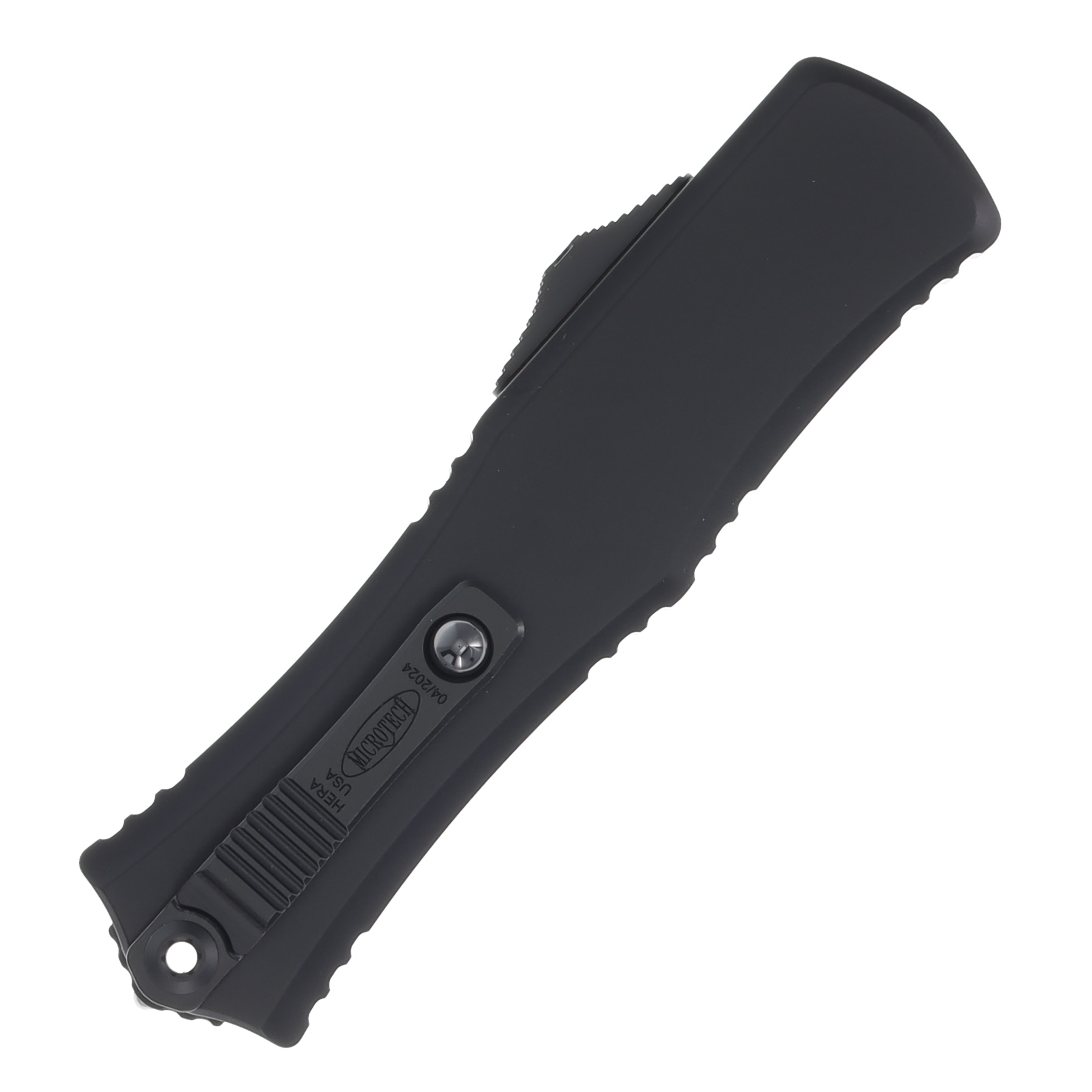 Microtech Mini Hera II OTF Automatic All Black Tactical Bayonet AUMT1701M1T View 4