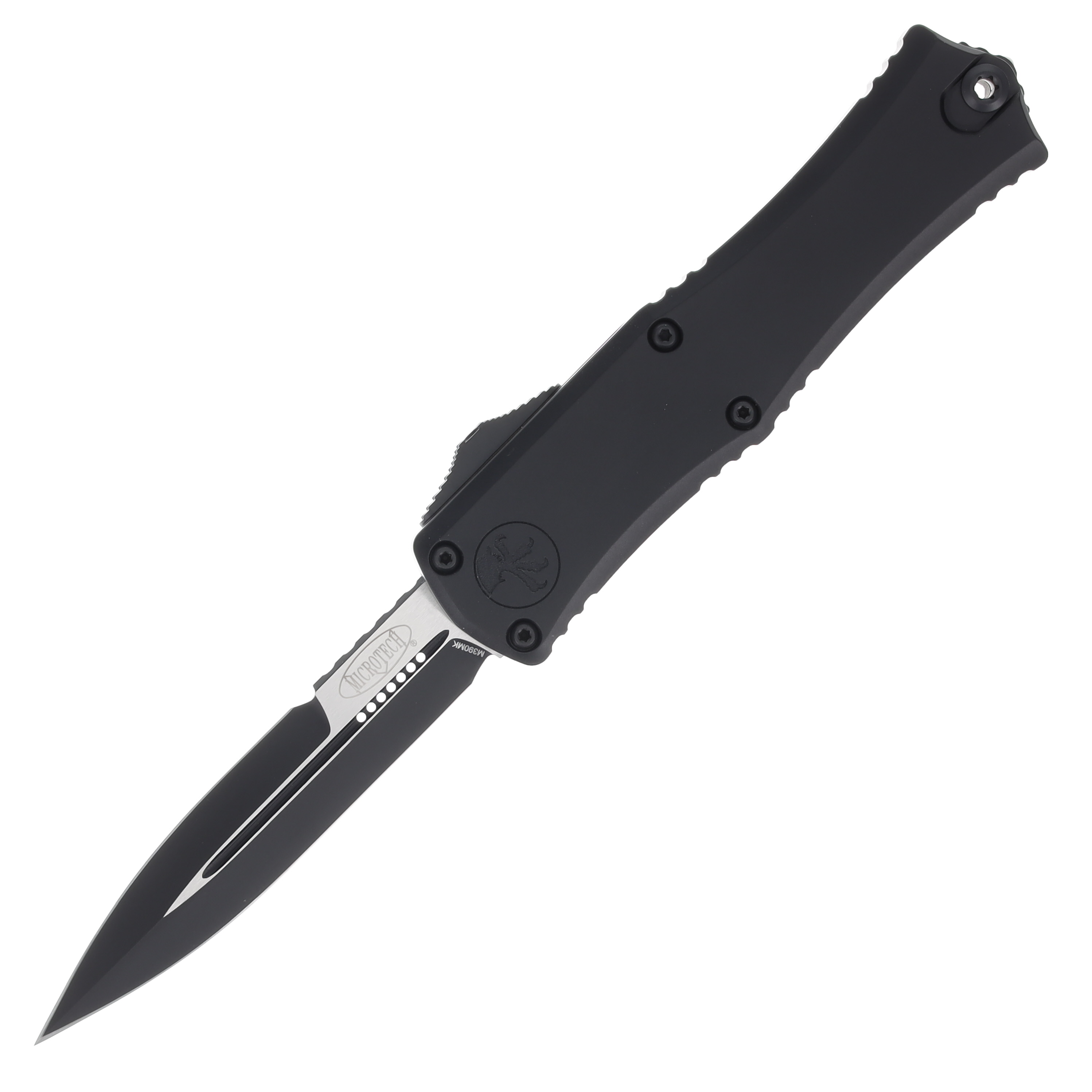 Microtech Mini Hera II OTF Automatic All Black Tactical Bayonet AUMT1701M1T View 1