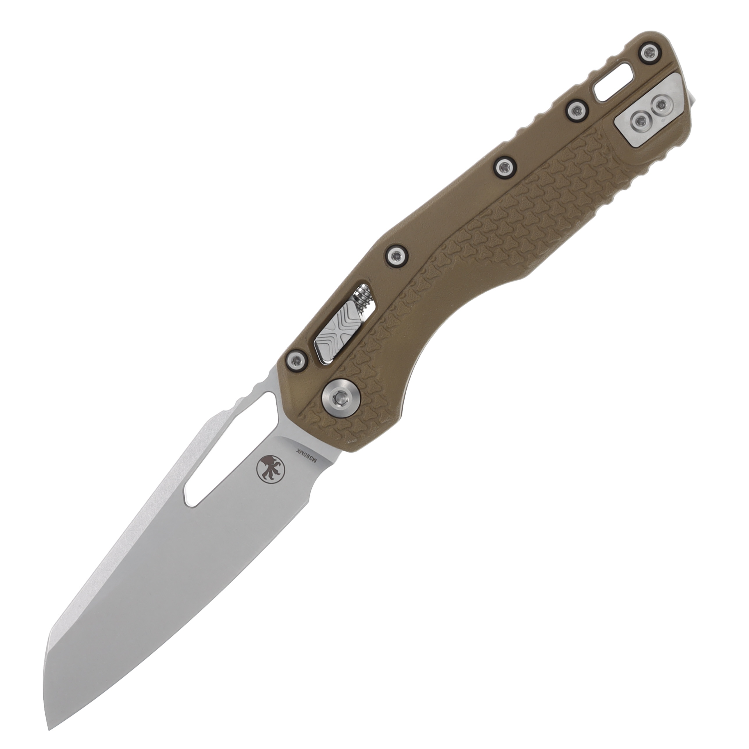 Microtech MSI TriGrip Dark Earth 4in Stonewash Sheepsfoot Blade MT210T10PMDE View 1