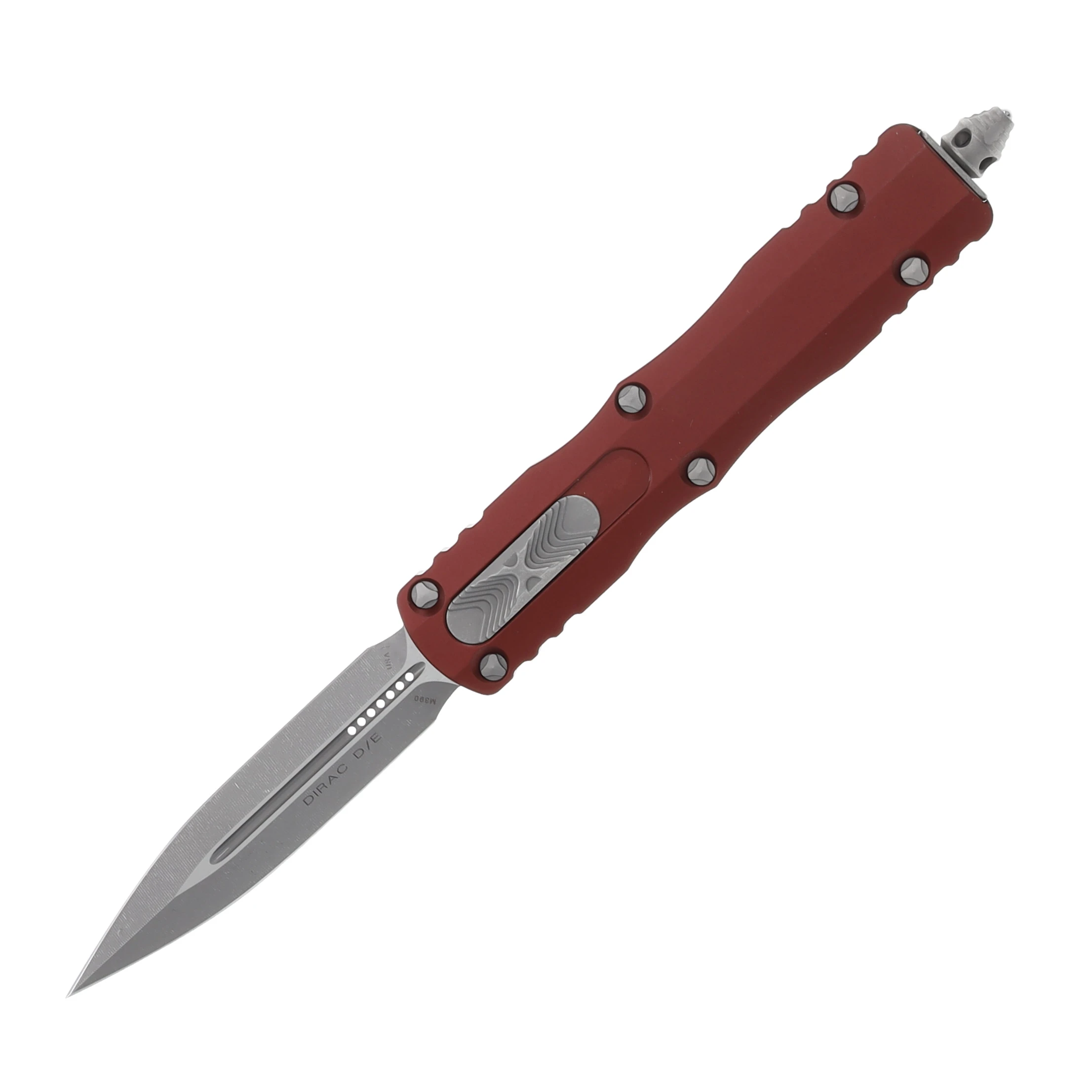 Microtech Dirac DE Merlot OTF Auto Knife 2.92in Apocalyptic Dagger AUMT22510APMR View 1