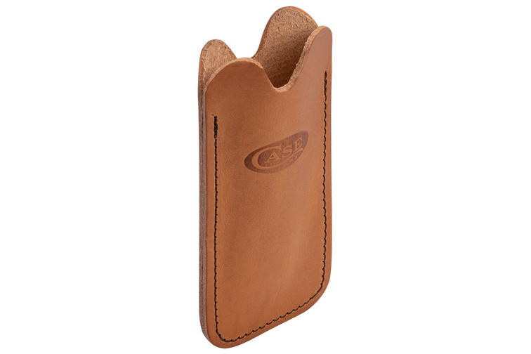 Case XX Embossed Leather Knife Slip Light Brown CA41410 View 3