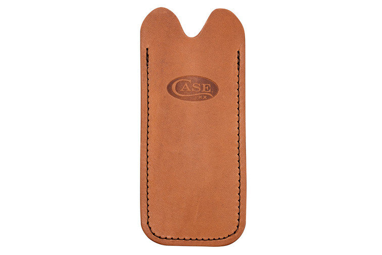 Case XX Embossed Leather Knife Slip Light Brown CA41410 View 2
