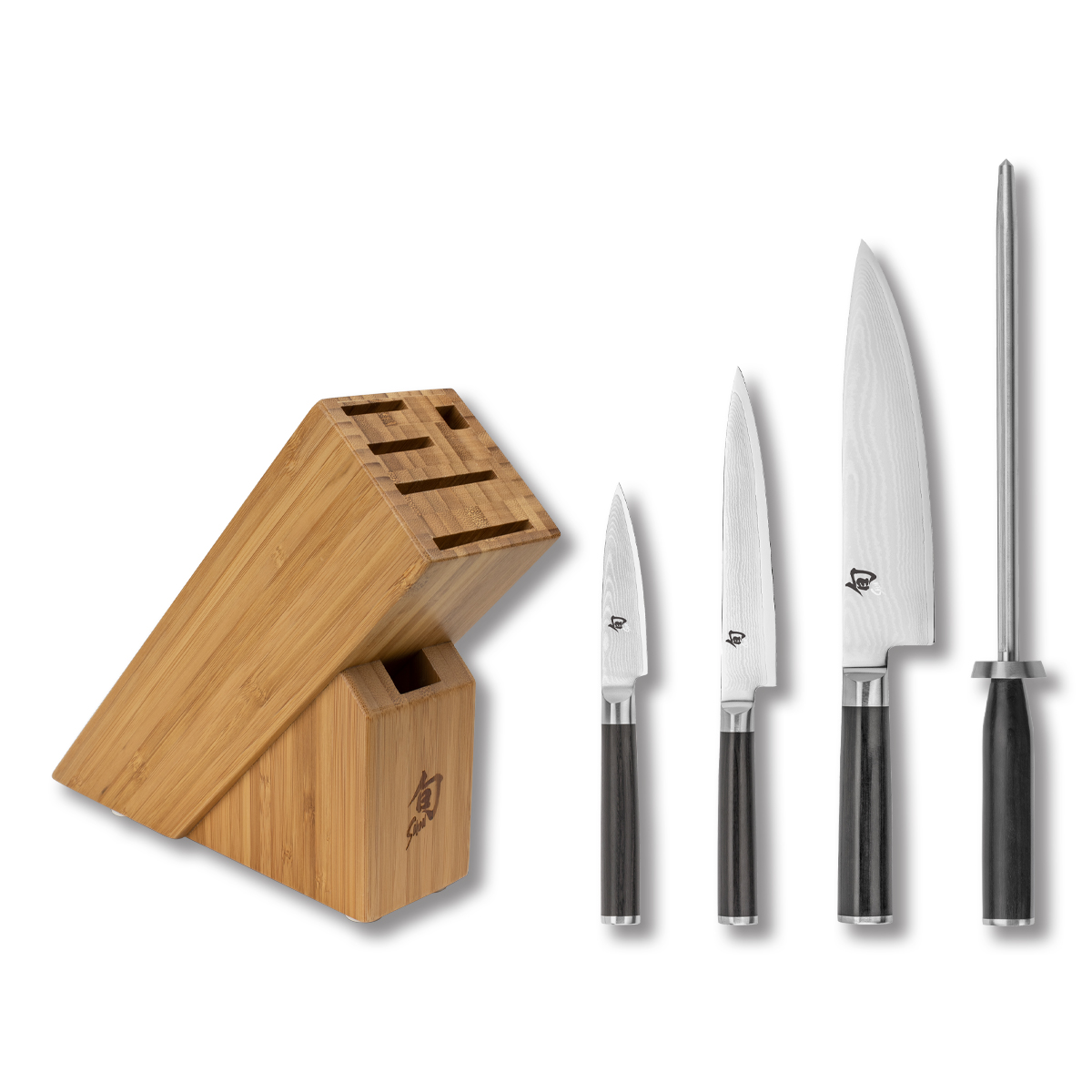 Shun Cutlery Classic 5-Piece Starter Block Set SDMS0530 View 1