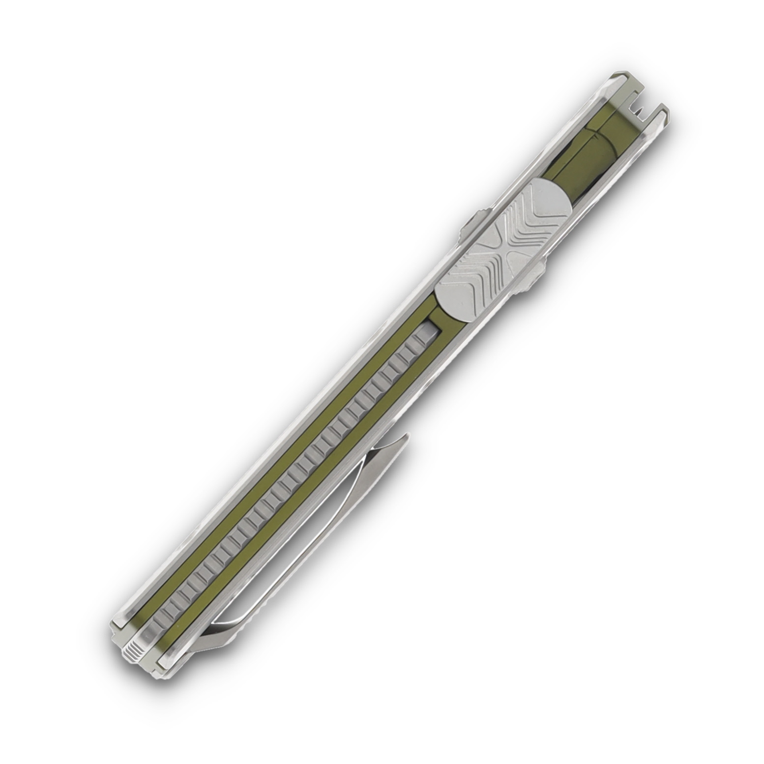 Microtech Glykon Bayonet OD Green Apocalyptic Automatic View 6