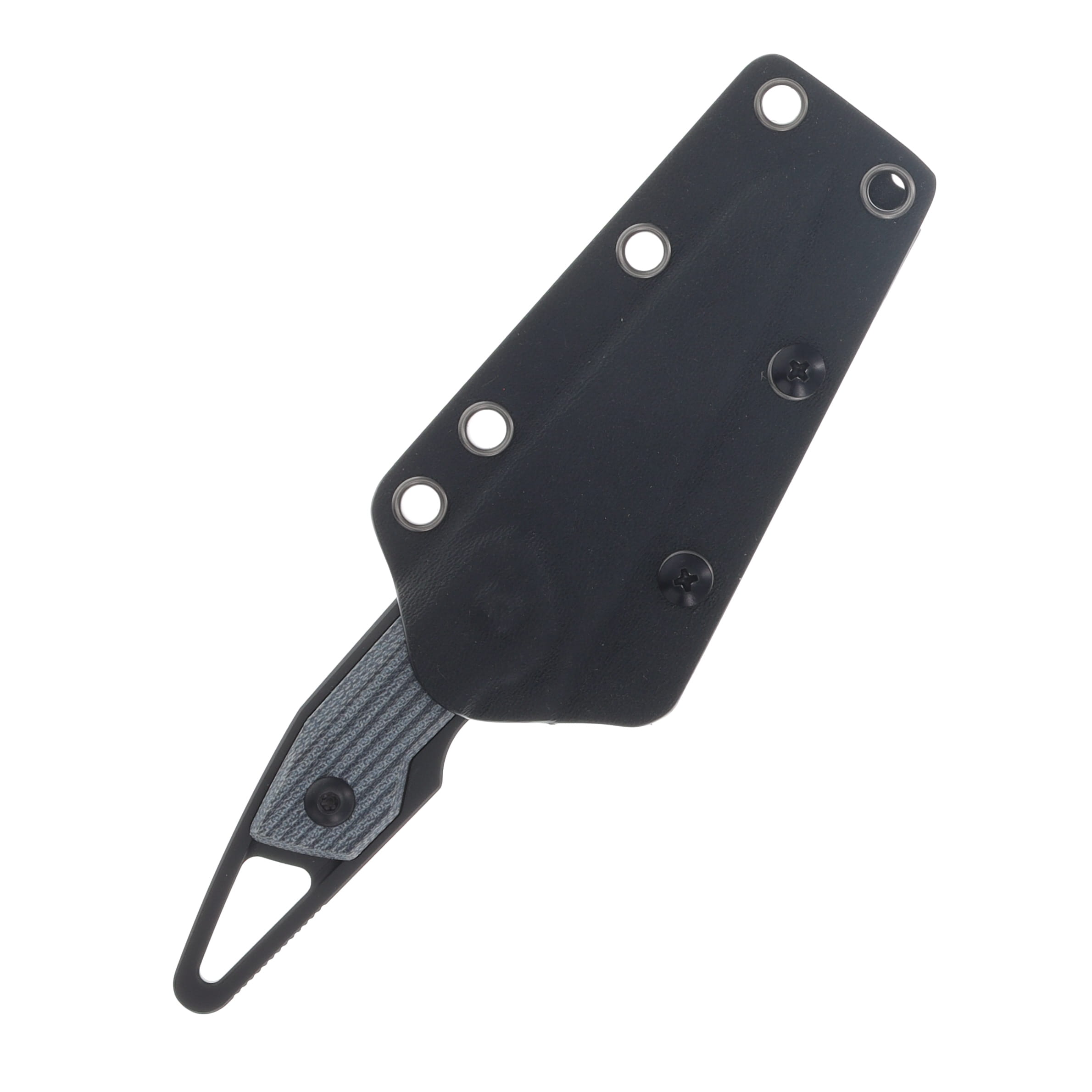 Kizer Cutlery Deckhand 2.95in Stonewashed Sheepsfoot Fixed Blade Knife 1060A1 View 3