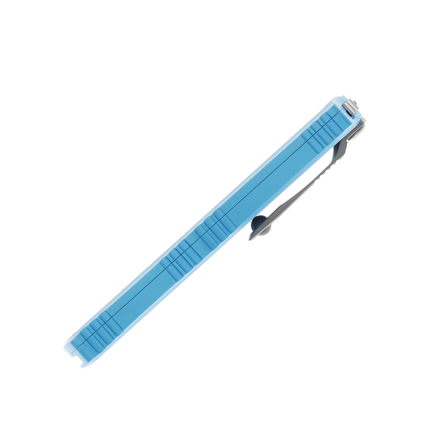 Microtech Mini Hera II OTF Automatic Satin Bayonet Turquoise AUMT1701M4TQ View 6