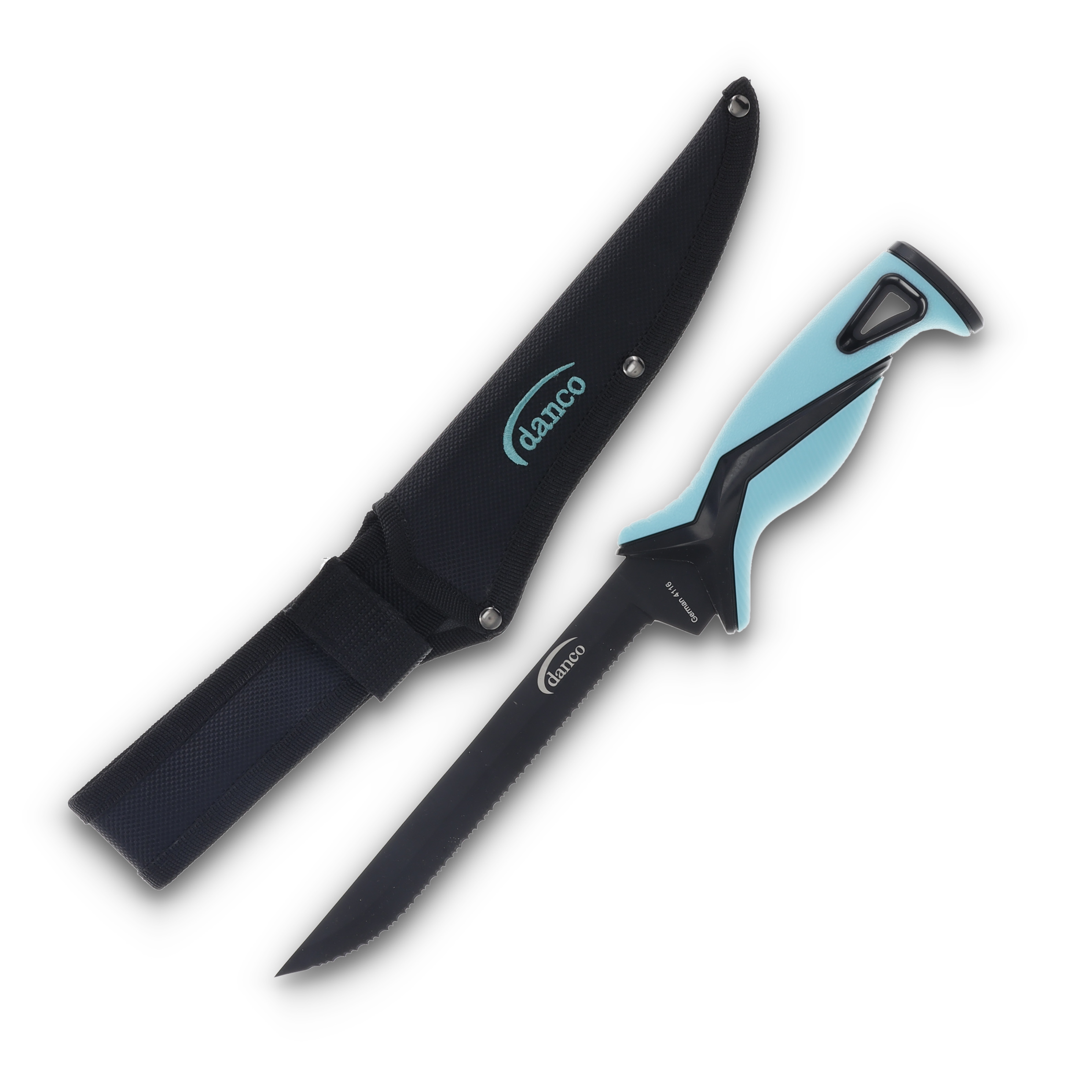 Danco Pro Series 7 Inch Serrated Flex Fillet Seafoam FKST7-P-010 View 1