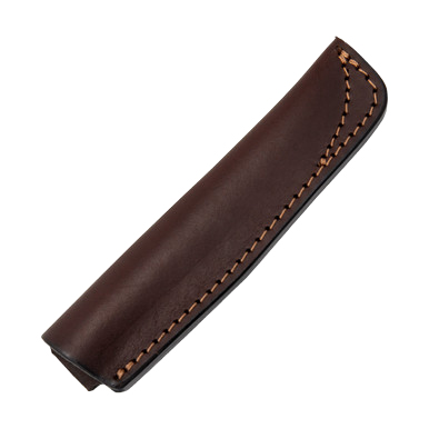 Boker Arbolito Nicker Fixed Knife Brown 3.75in Plain Satin Drop Point BKBA736H View 7