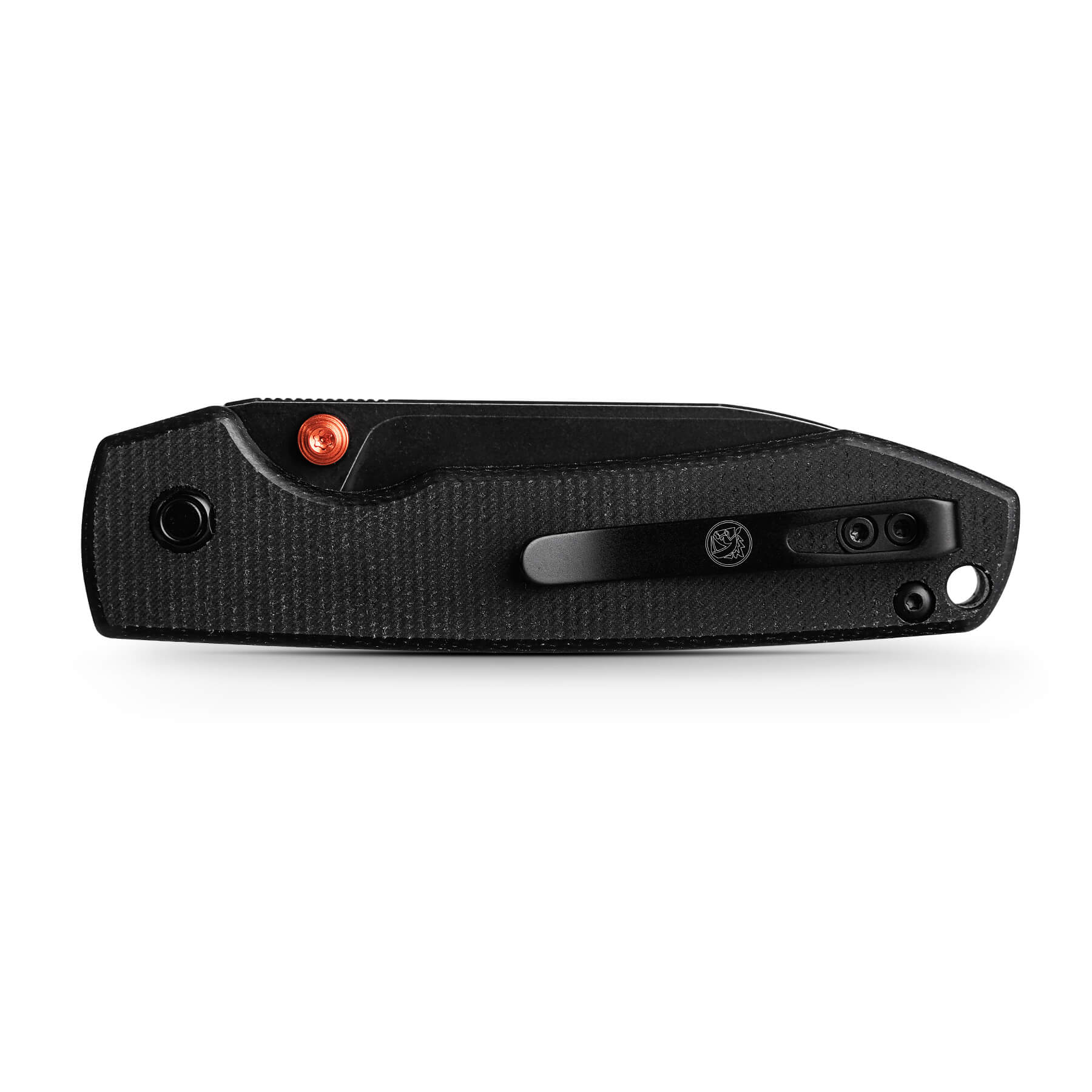 Vosteed Racoon Linerlock Folding Knife Black 14C28N Black Micarta A2902 View 5