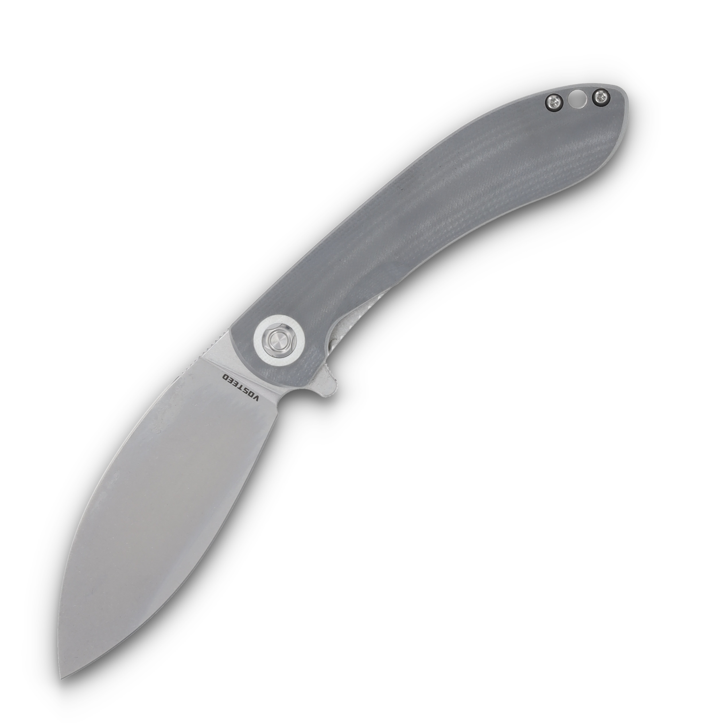 Vosteed Nightshade LT Nitro-V Stonewash+Gray G10 Linerlock Knife NS32NWGH View 1