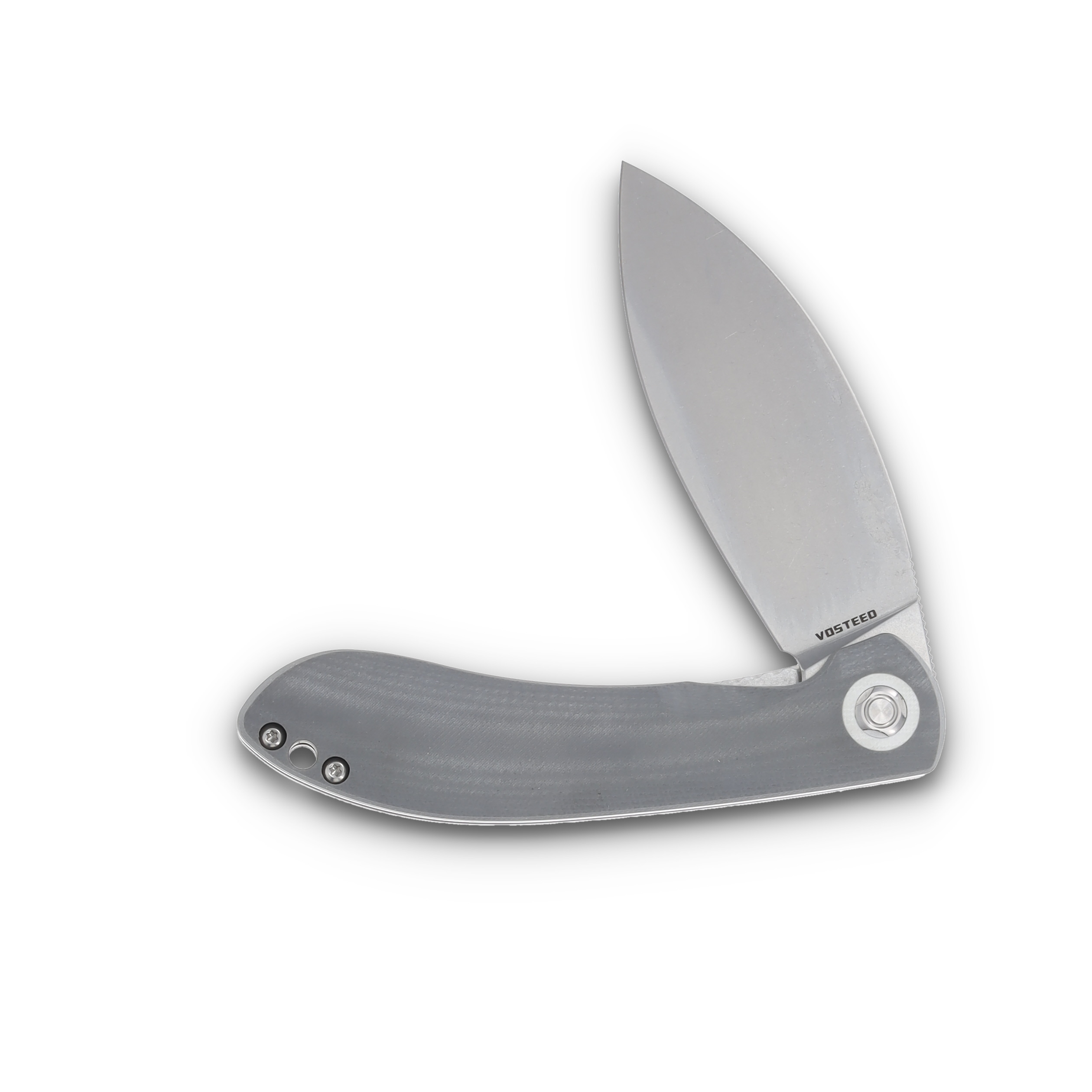 Vosteed Nightshade LT Nitro-V Stonewash+Gray G10 Linerlock Knife NS32NWGH View 4