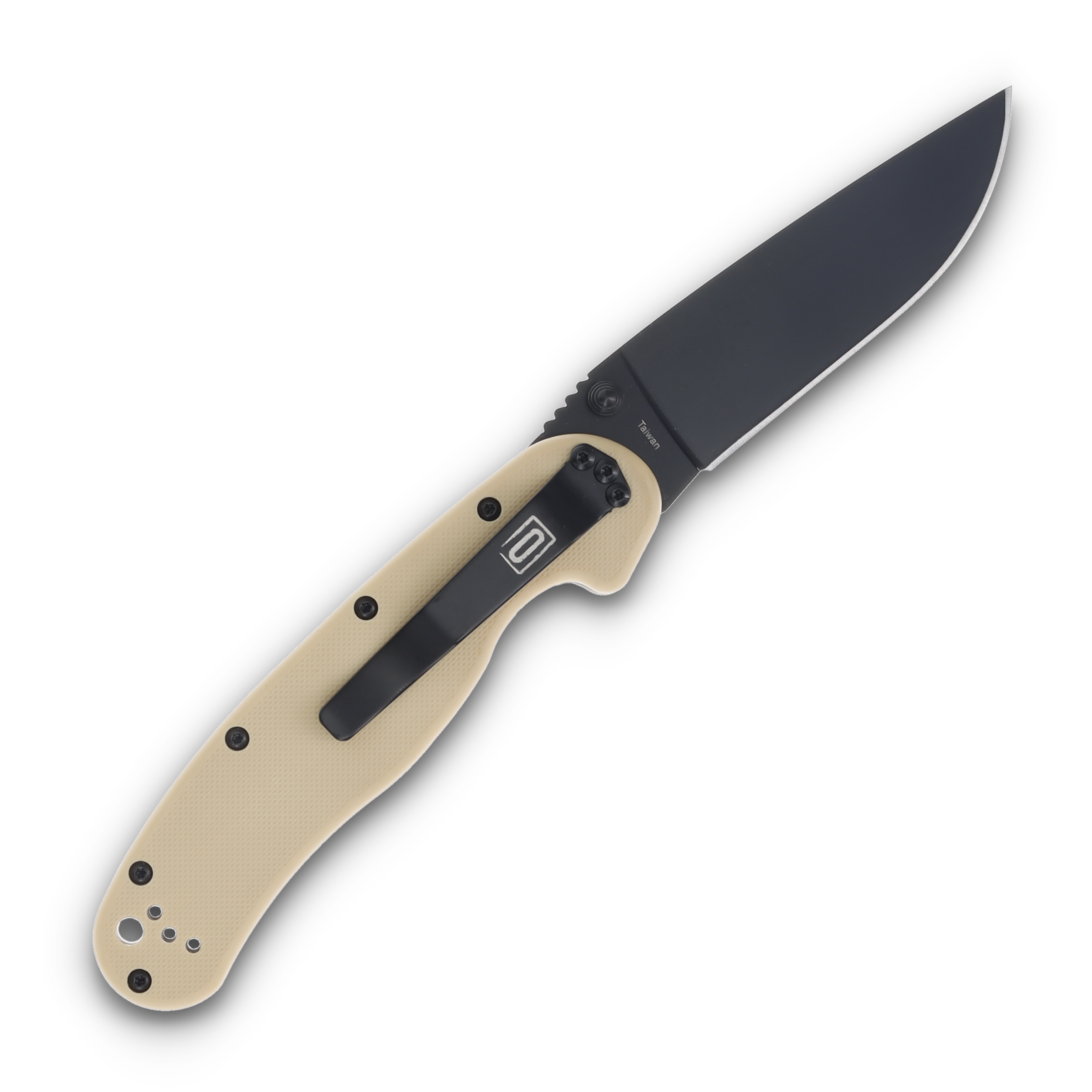 Ontario Rat I Desert Tan Black Aus-8 Blade ON8846DT View 2