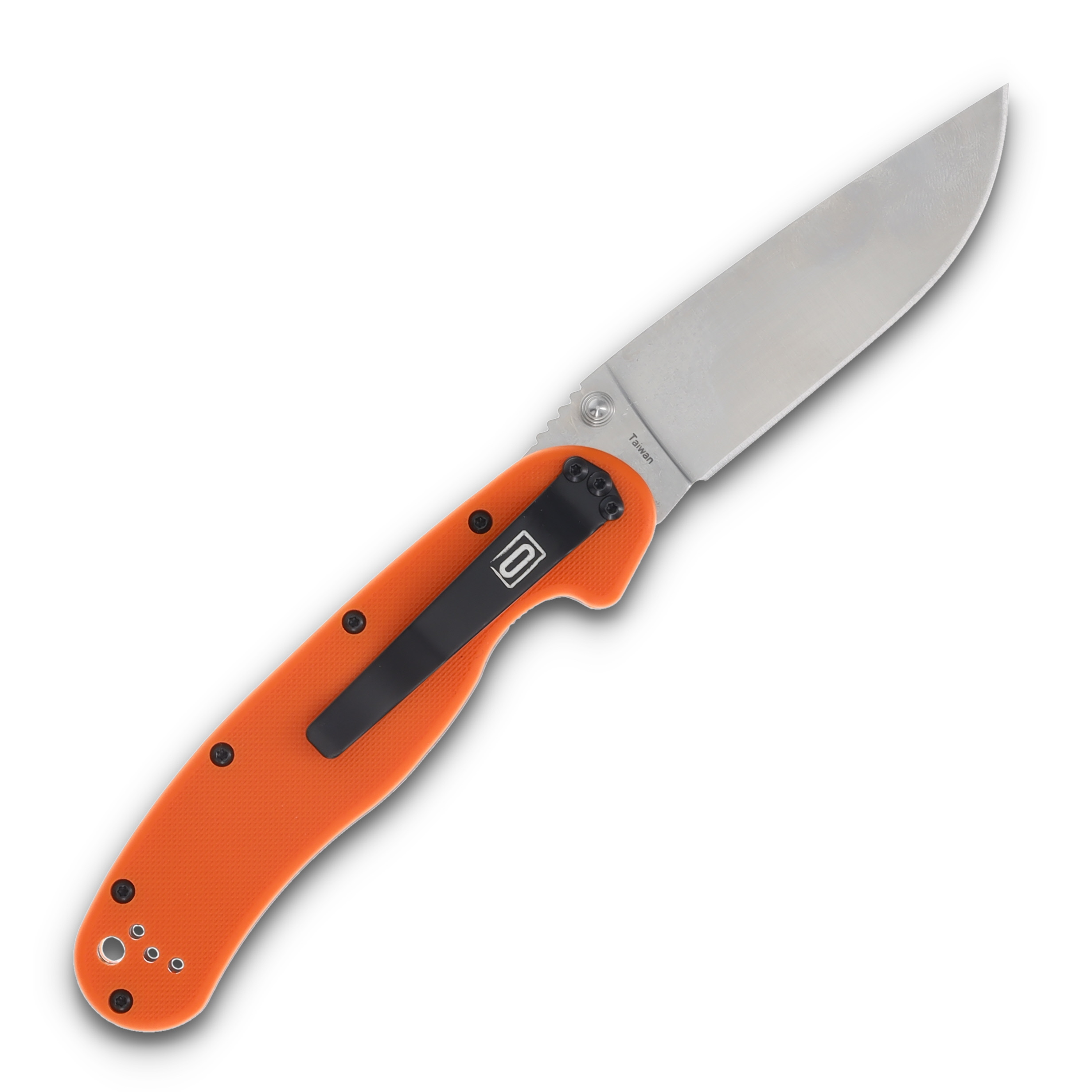 Ontario Rat I Orange G-10 Satin Aus-8 Blade ON8848OR View 2