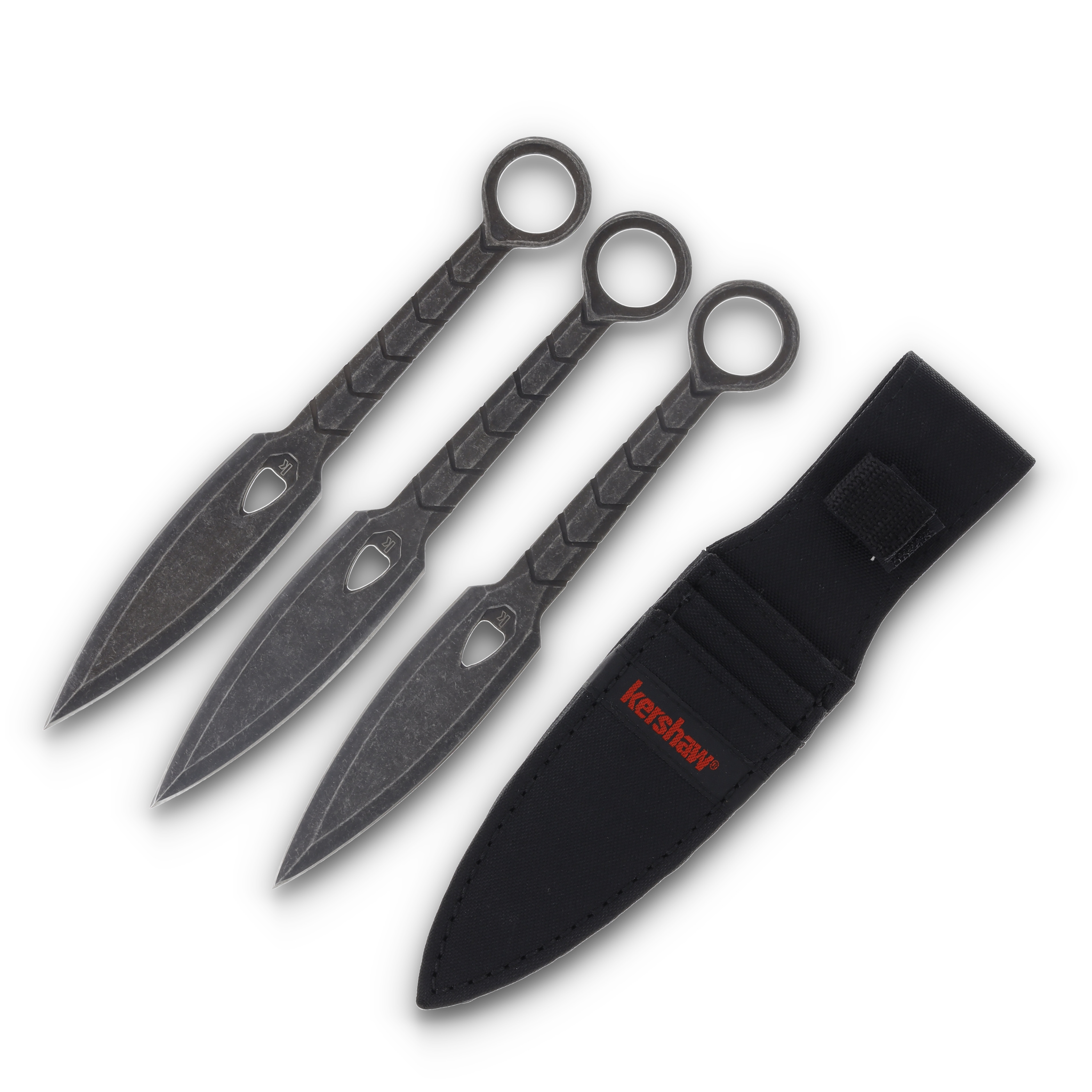 Kershaw Aethon Throwing Knives Blackwash 3Cr13 Blade KS1748X View 1