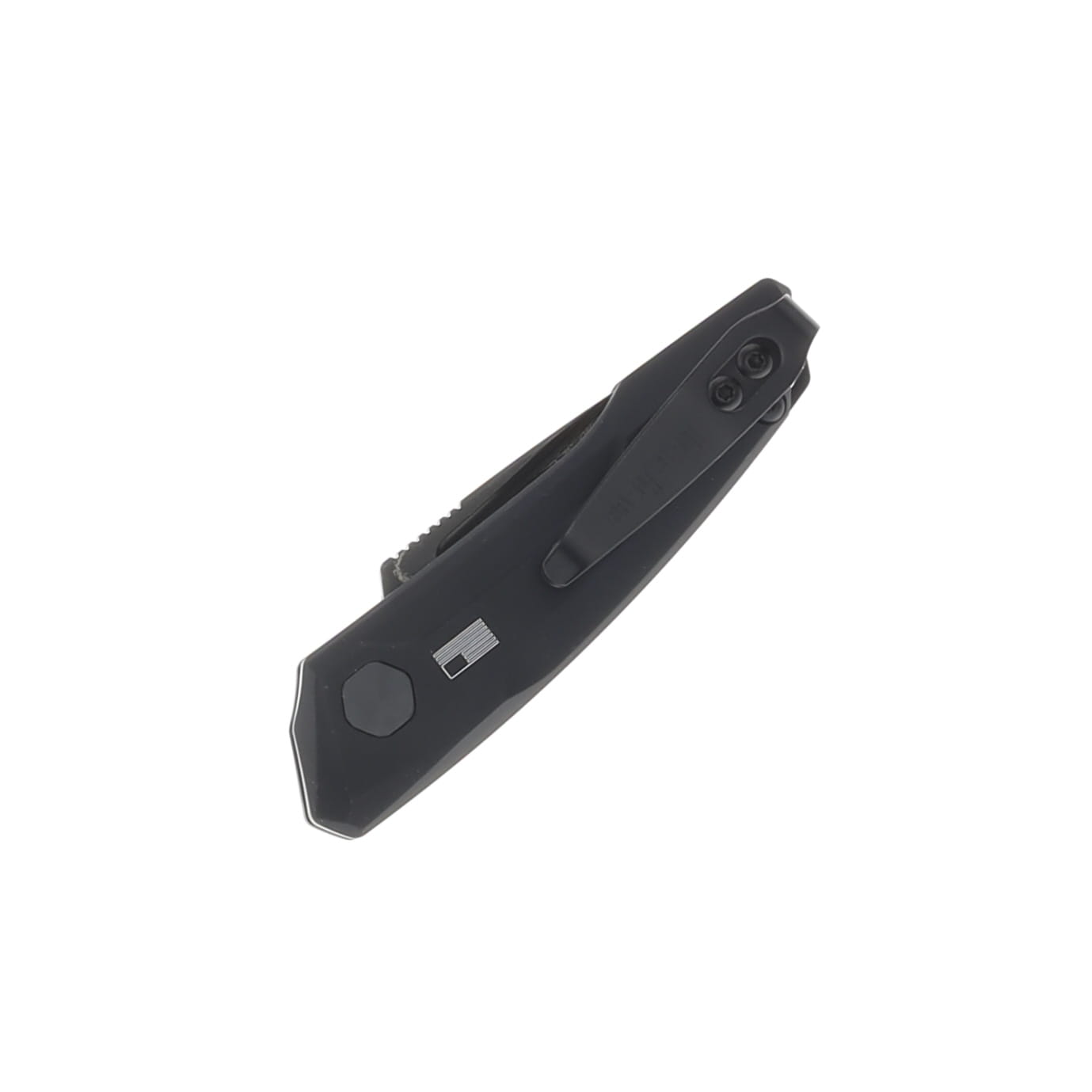 Kershaw Auto Launch 9Black Anodized Aluminum Handle Damascus Blade AUKS7250DAM View 3