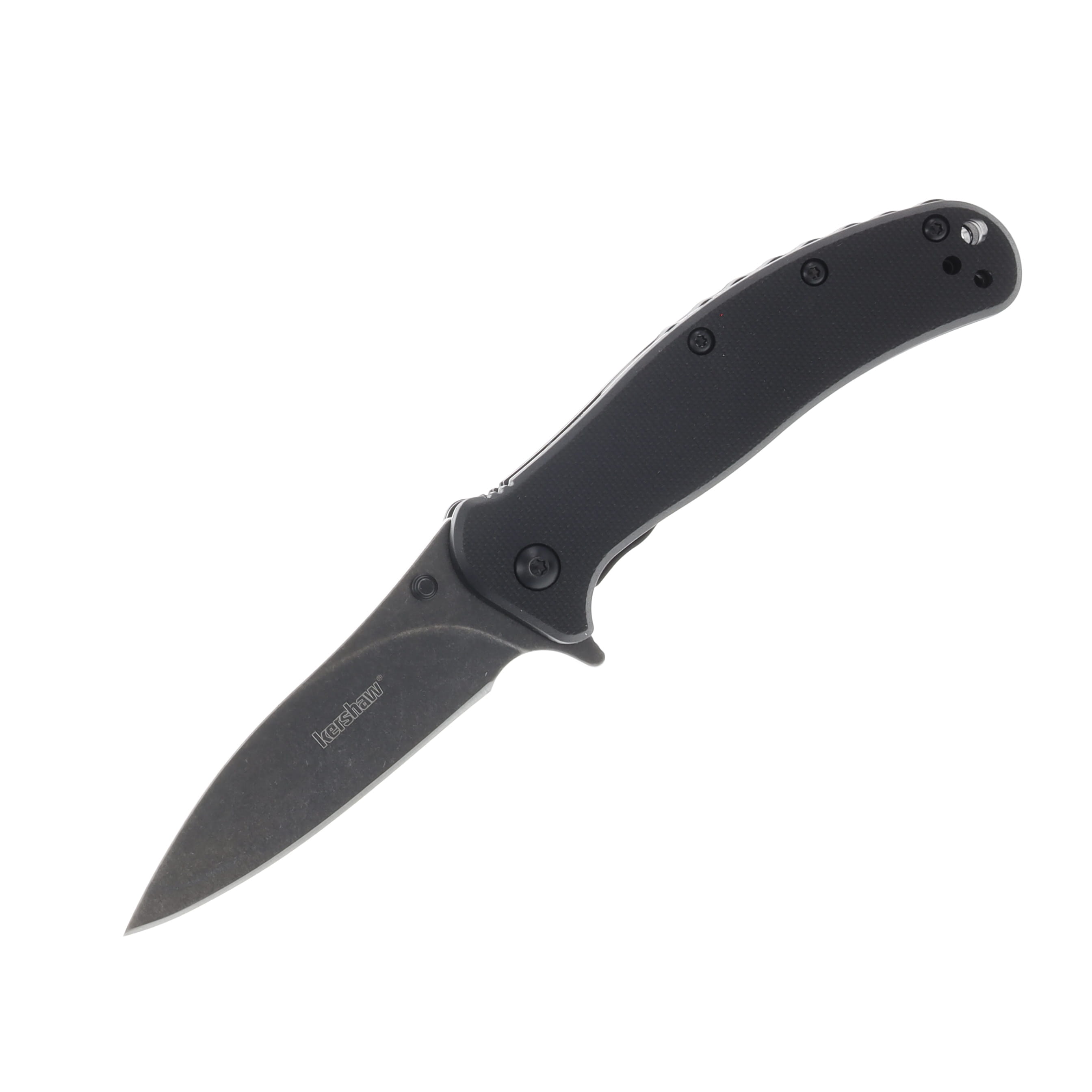Kershaw Zing Black Handle Blackwash Blade KS1730BWH3X - Smoky