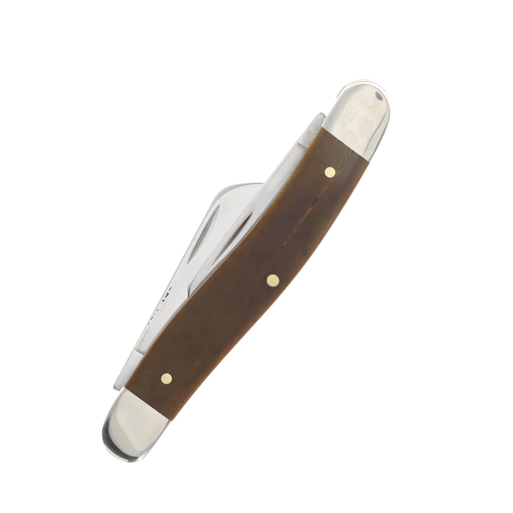 Case XX Ram Trucks Smooth Antique Bone Medium Stockman Folding Knife CA37480 View 2