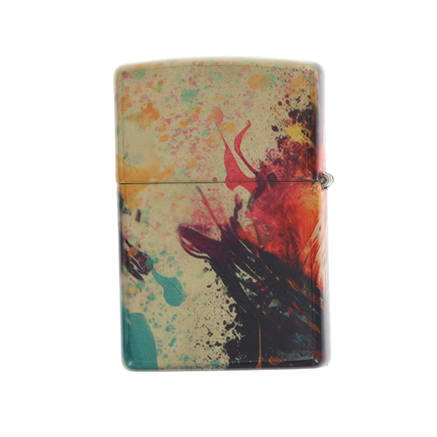 Zippo Lighter Painted Tiger Shimmering Brass ZP46145 View 2