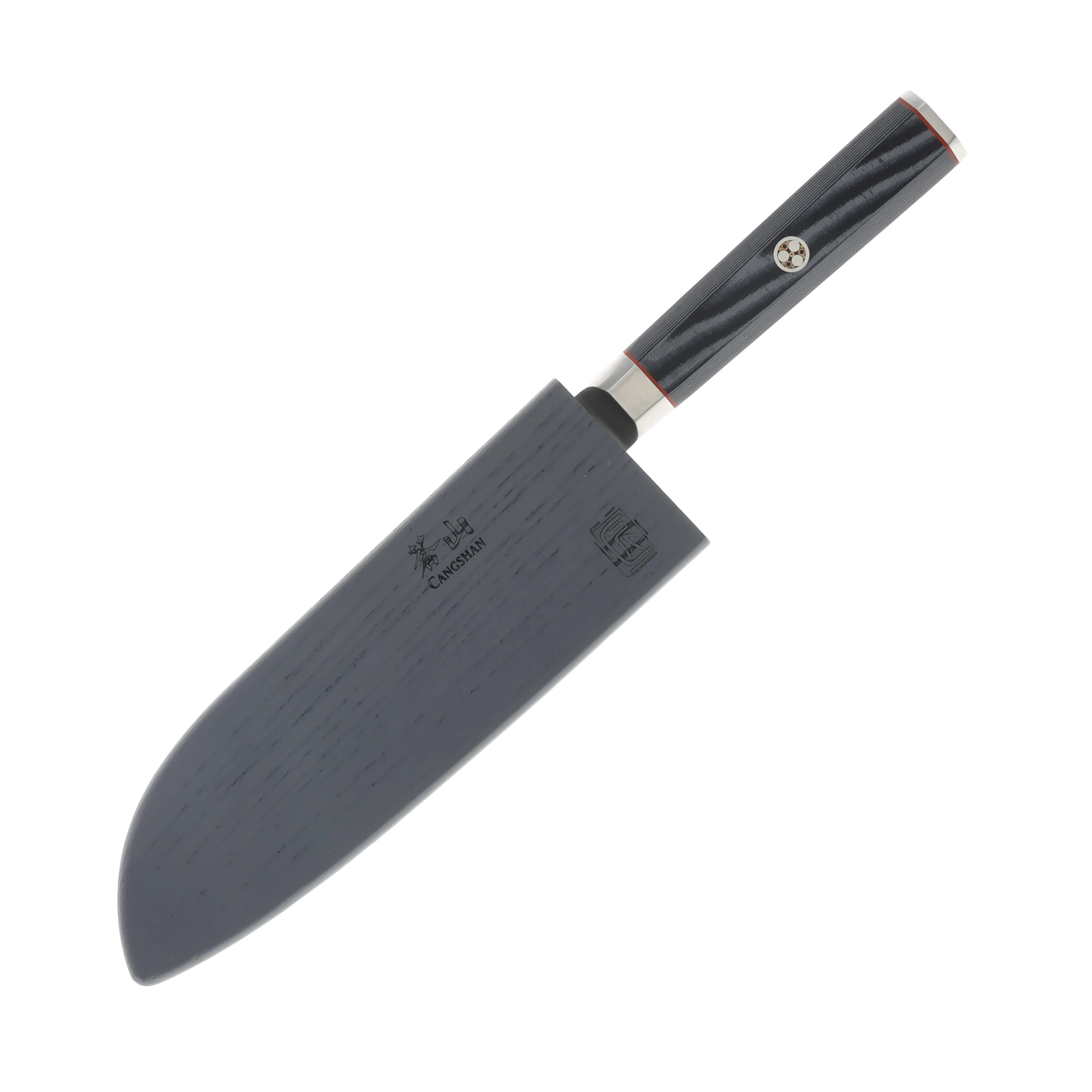 Cangshan Yari Series 7" Santoku Knife With Sheath 501240 View 4