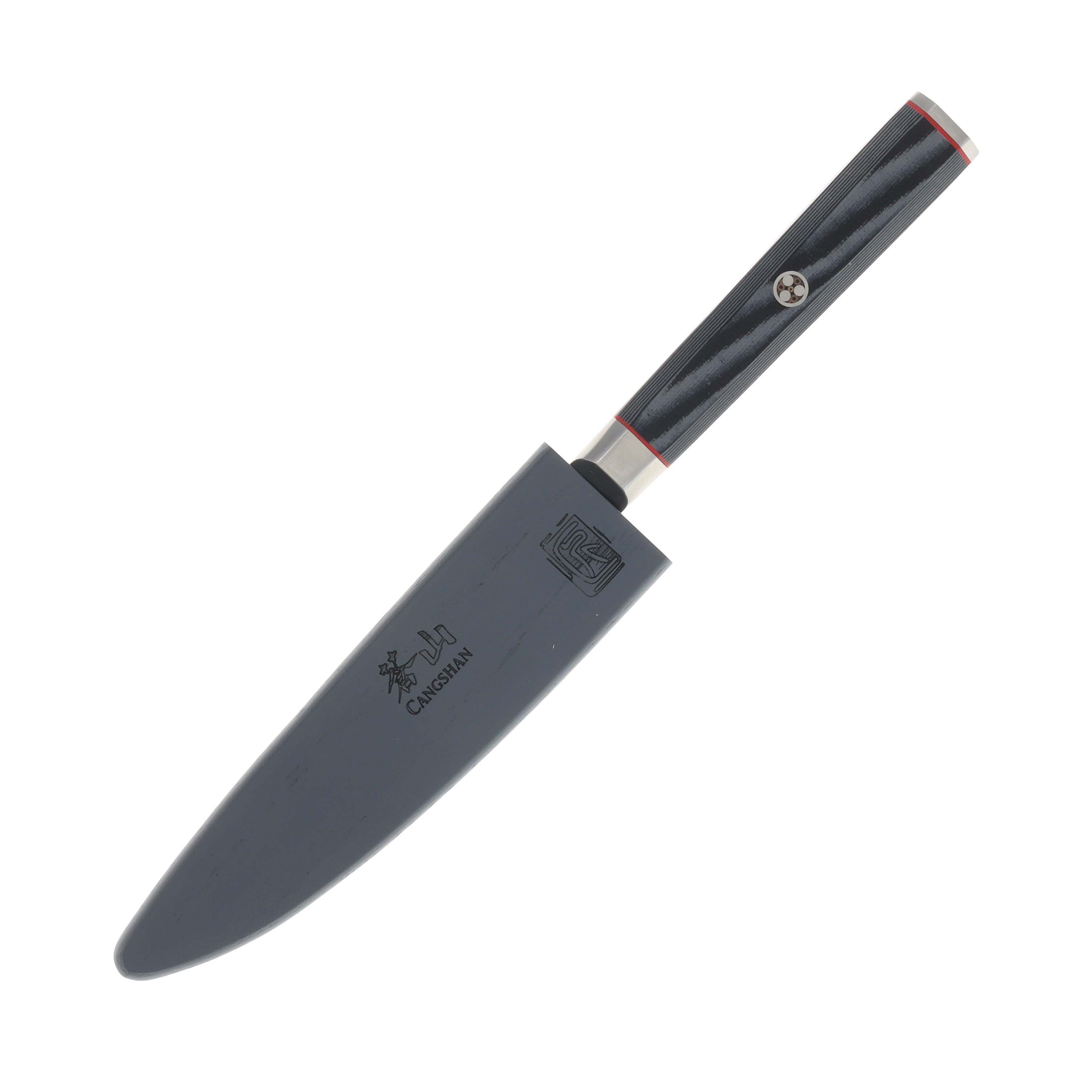 Cangshan Yari Series 5" Serrated Utility Knife With Sheath 501264 View 3