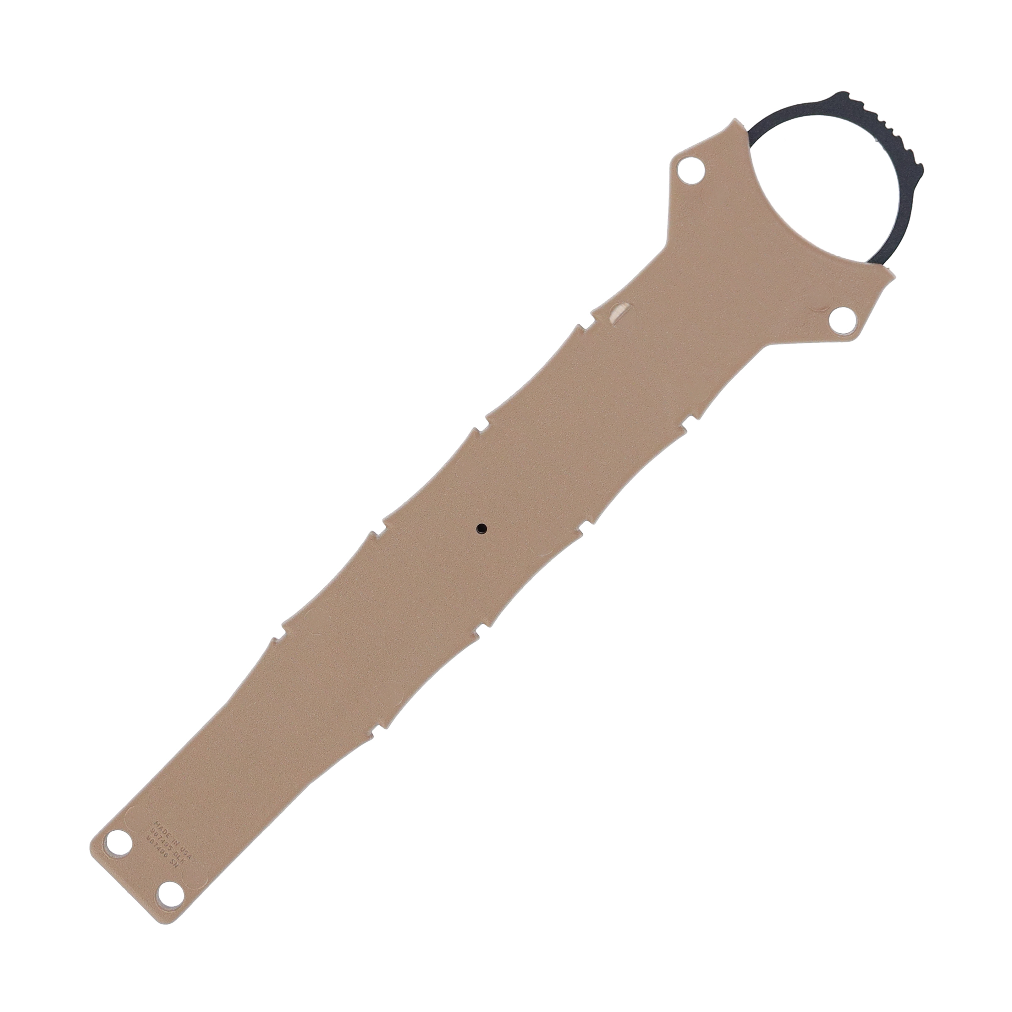 Benchmade SOCP Dagger Fixed Blade Knife 3.22in Plain DLC Tan Sheath View 4