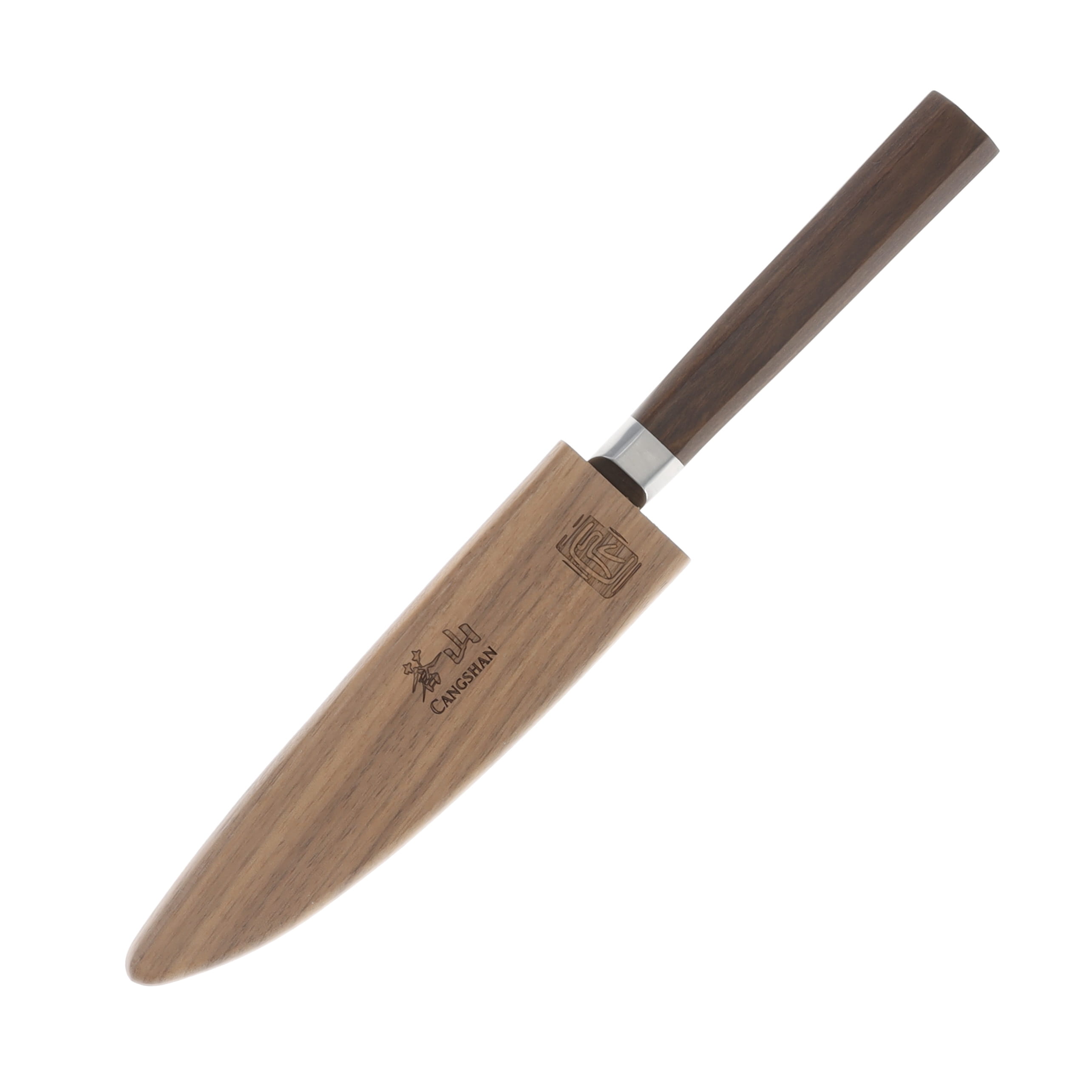 Cangshan Maya Series 5" Serrated Utility Knife With Sheath 501950 View 4