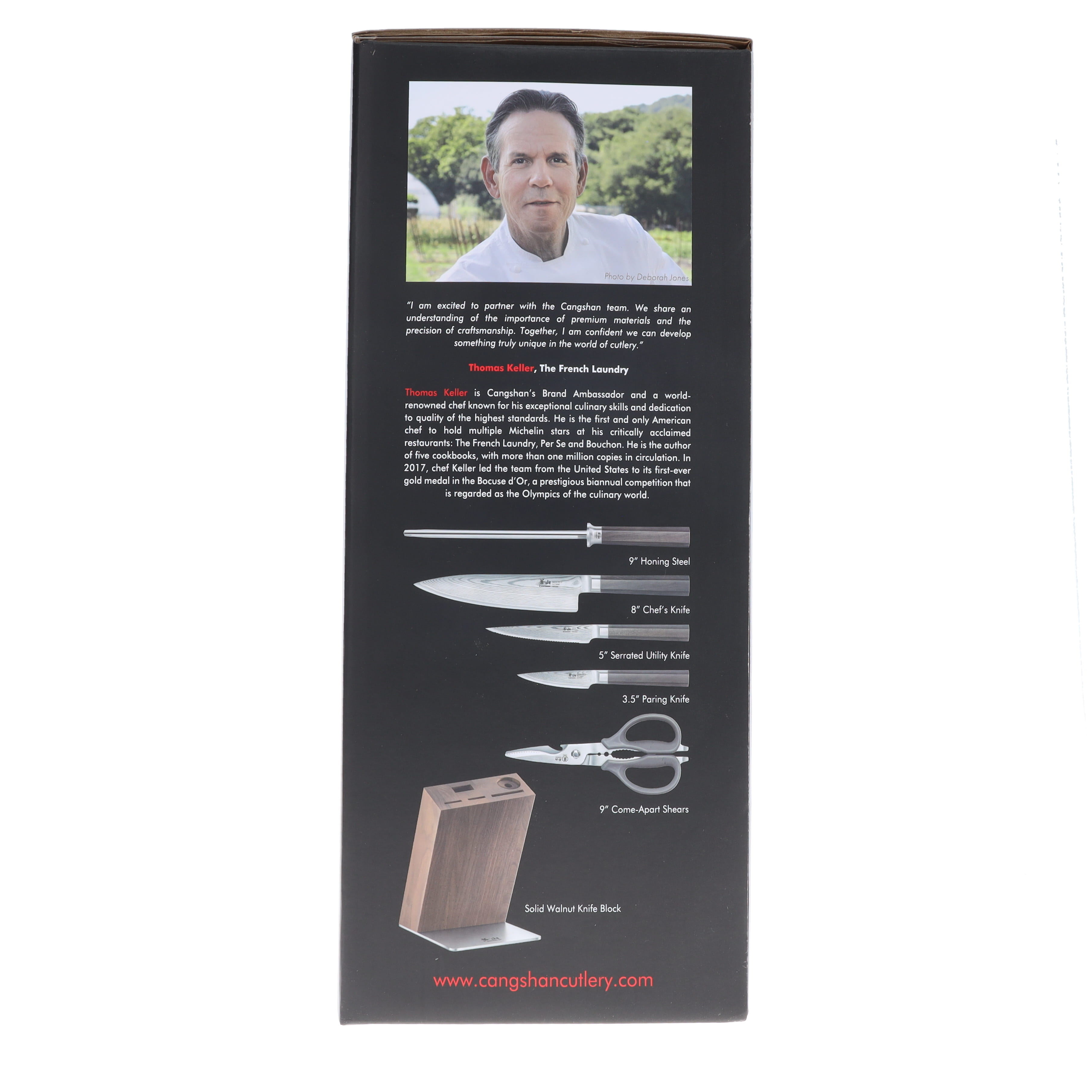 Cangshan Maya Series 6 pc HUA Knife Block Set 503527 View 5