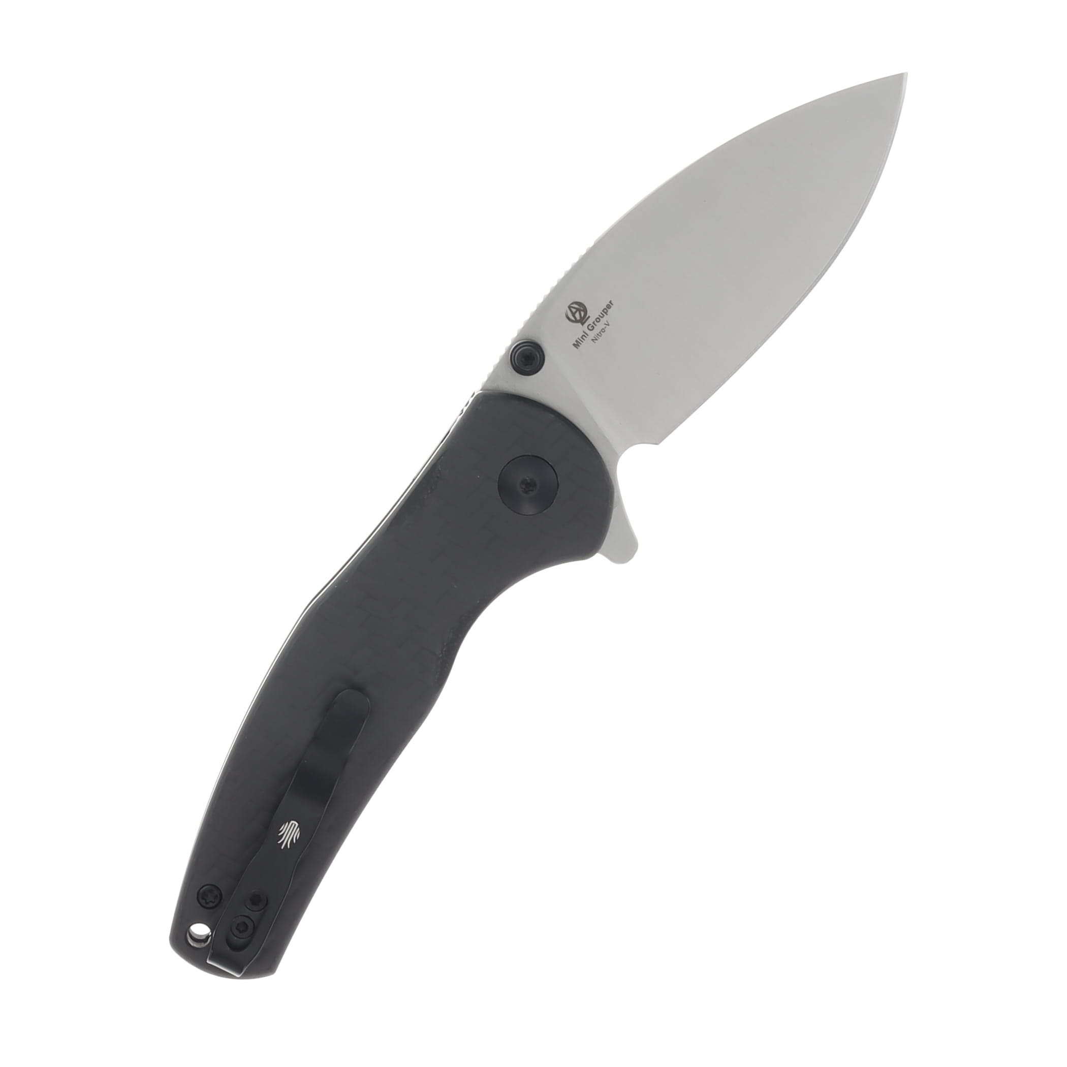 Kizer Mini Grouper Carbon Fiber Handle Nitro V Blade V3669A1 View 2
