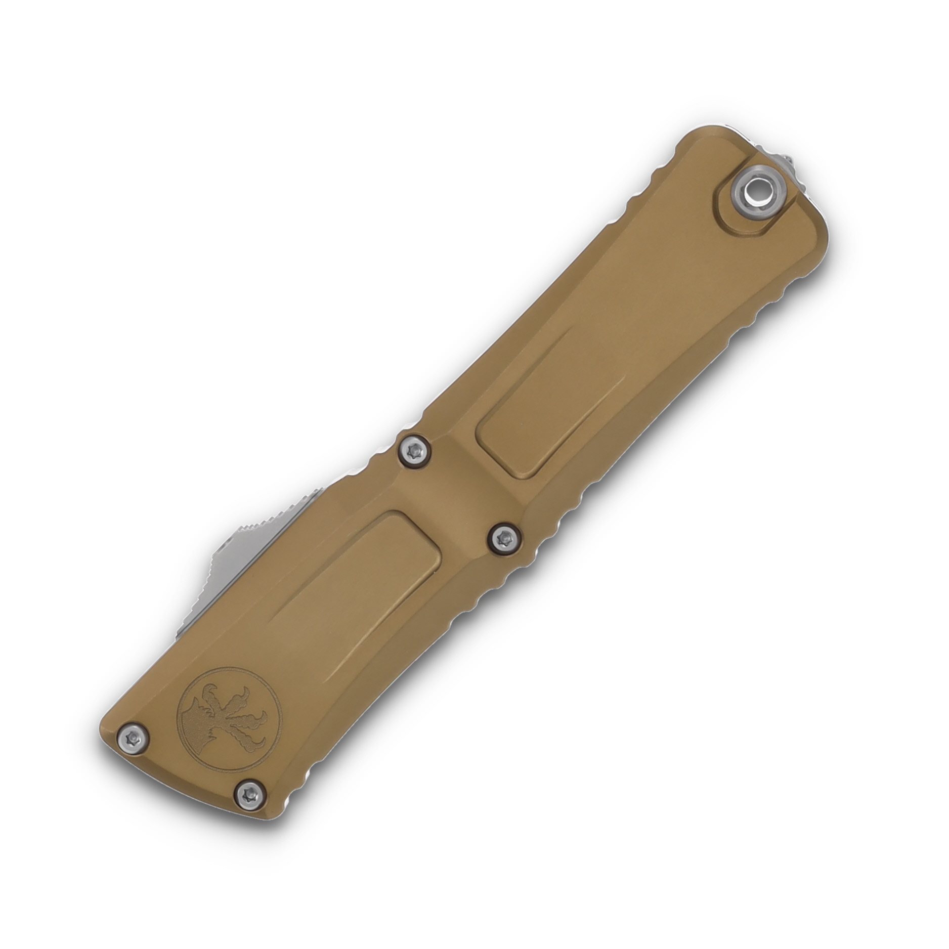 MICROTECH Combat Troodon S/E Gen III Tan Stonewash Partial Serrated AUMT114311TA View 3