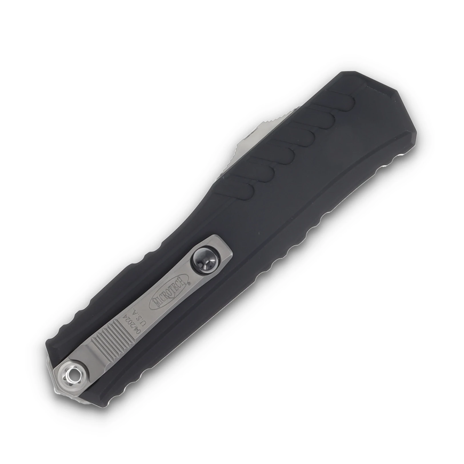 MICROTECH Cypher II S/E Stonewash Partial Serrated AUMT124111 View 4