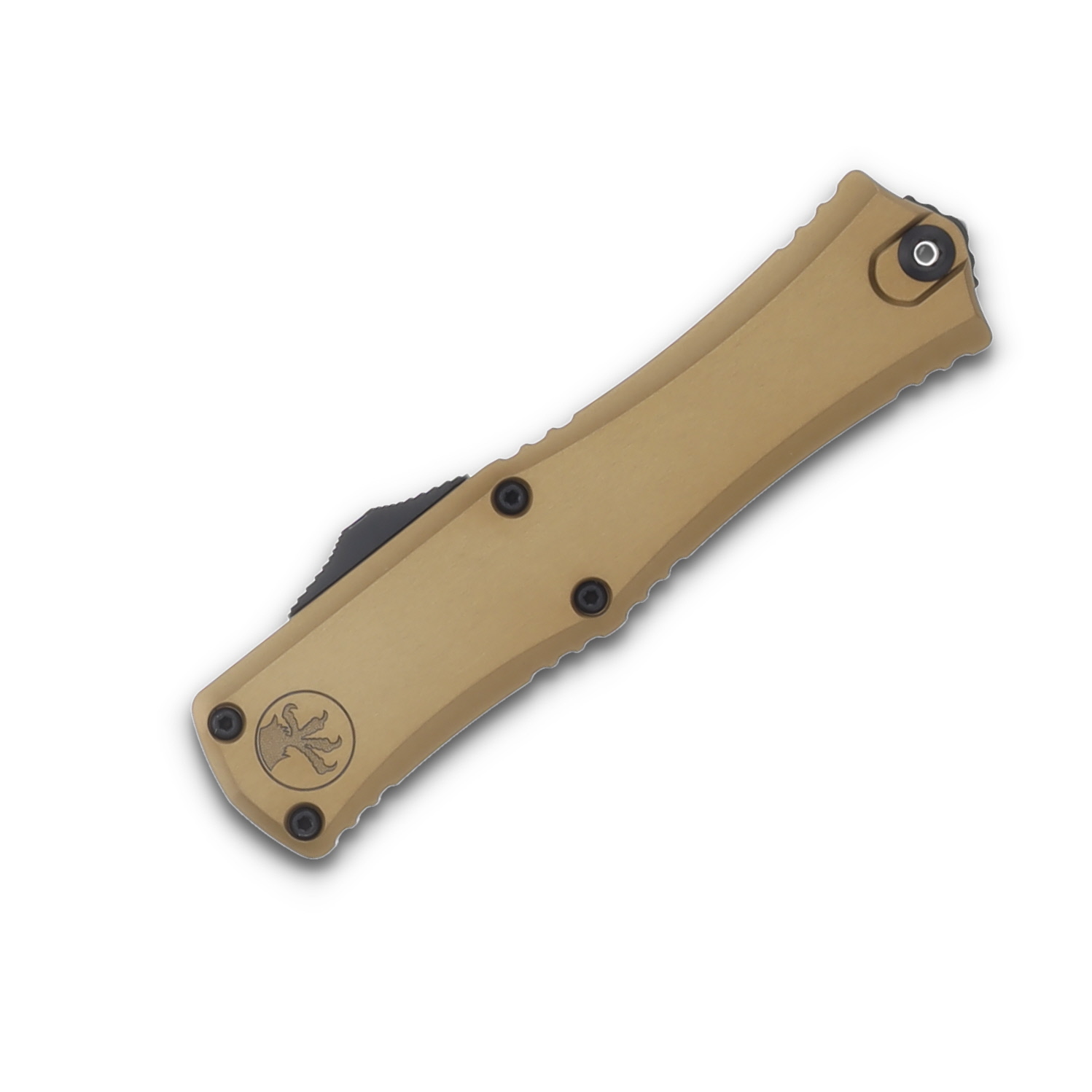 MICROTECH Hera II Mini Bayonet Tan Partial Serrated AUMT1701M2TA View 3