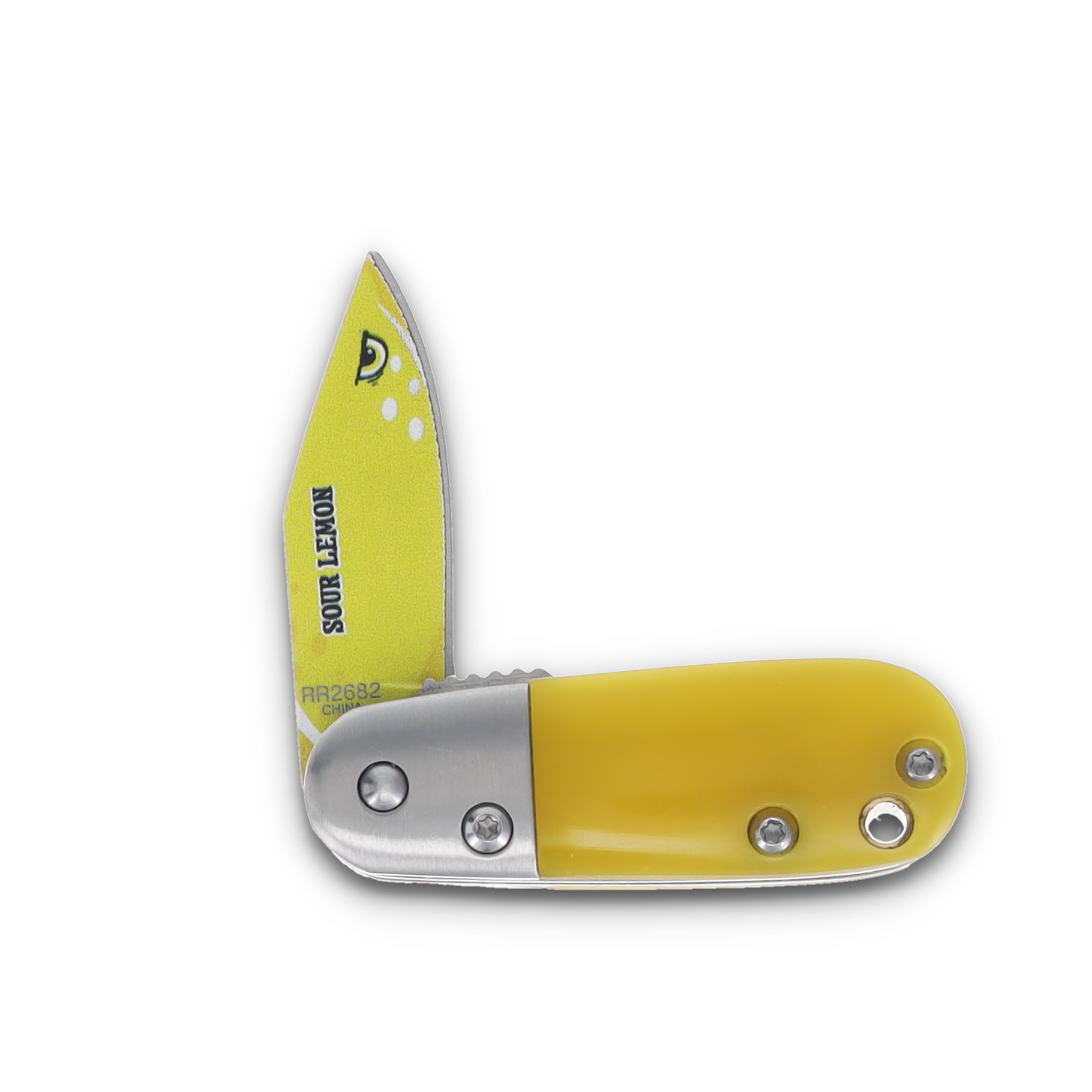 Rough Ryder Sour Lemon Assisted Mini Flipper Folding Knife RR2682 View 4
