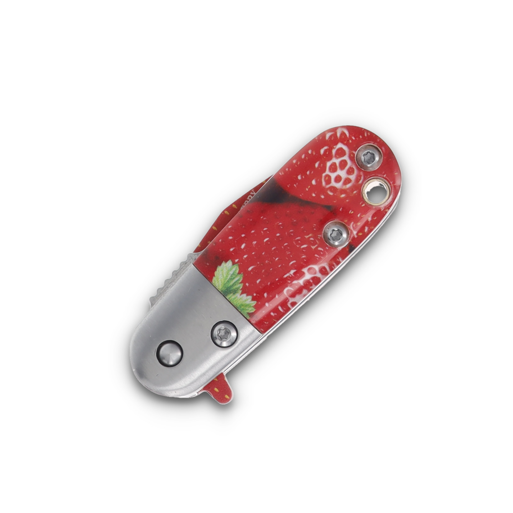 Rough Ryder Screamin' Strawberry Spring-Assisted Mini Folding Knife RR2683 View 6
