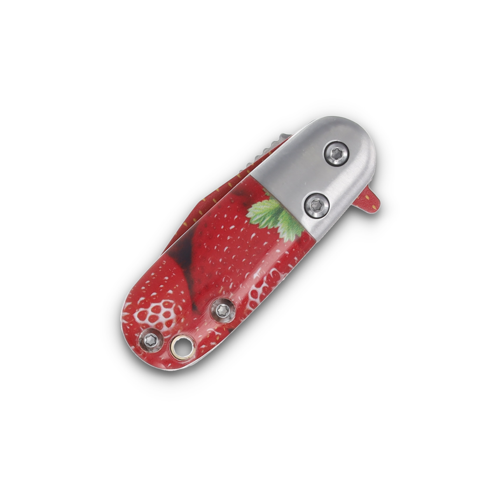 Rough Ryder Screamin' Strawberry Spring-Assisted Mini Folding Knife RR2683 View 5