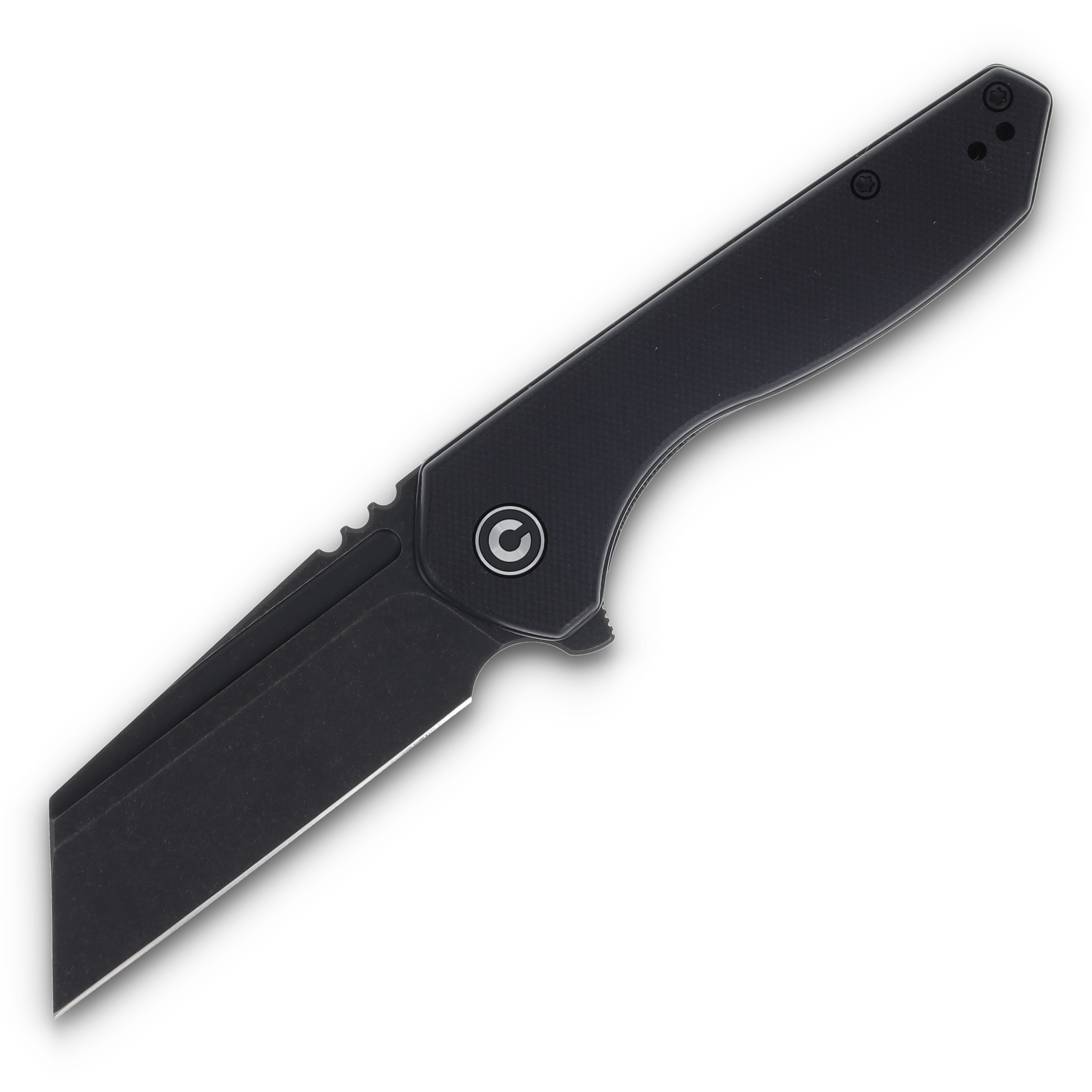 CIVIVI ExOne Folding Knife 2.94in Plain Black Stonewash Reverse Tanto C23036-1 View 1